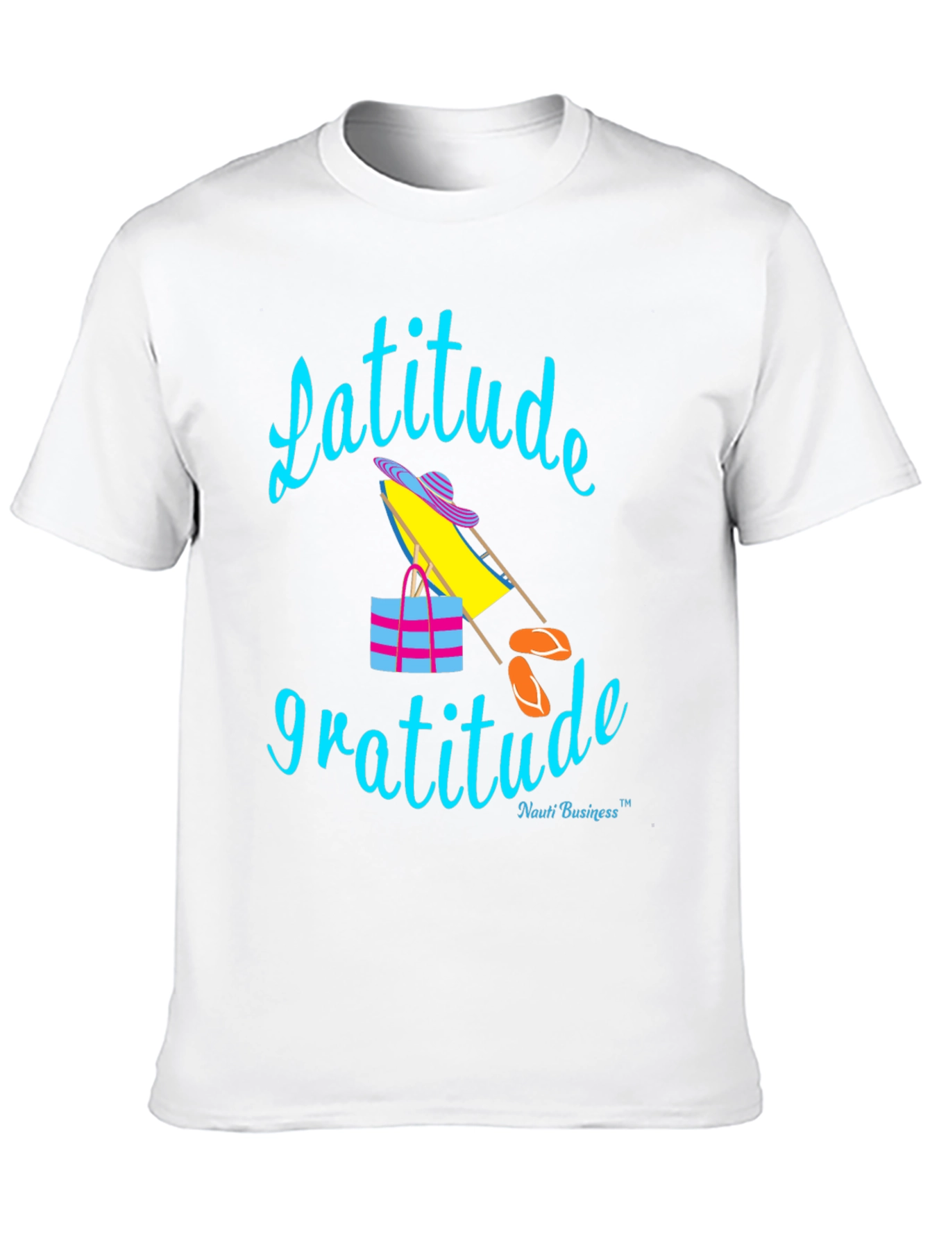 Latitude Gratitude T-Shirt - Beach Vibes