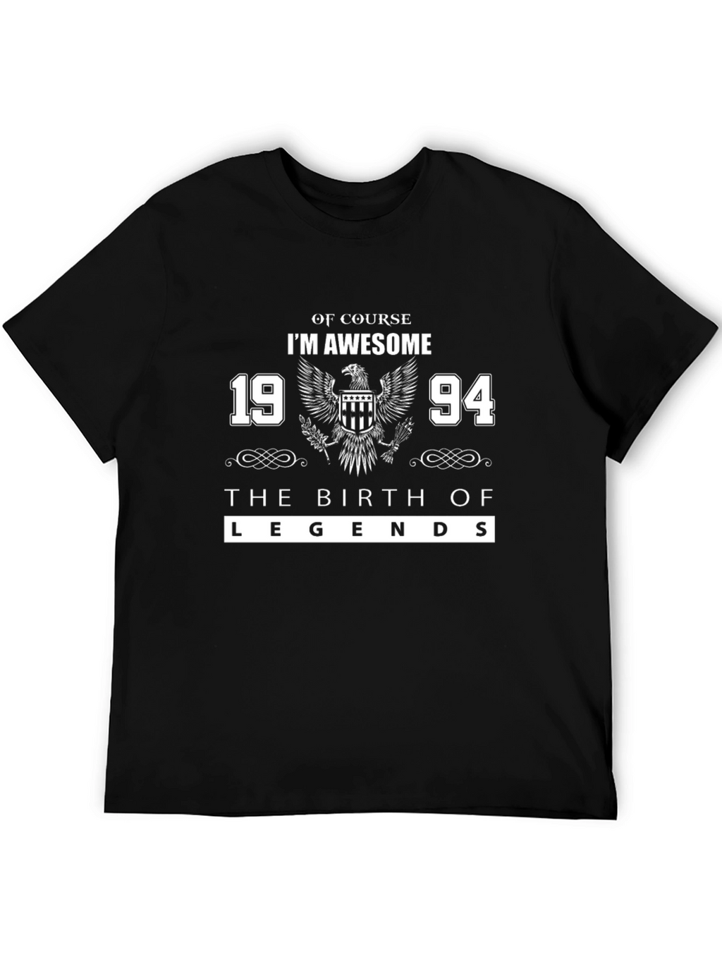 Awesome Birth Year Legend T-Shirt - Black