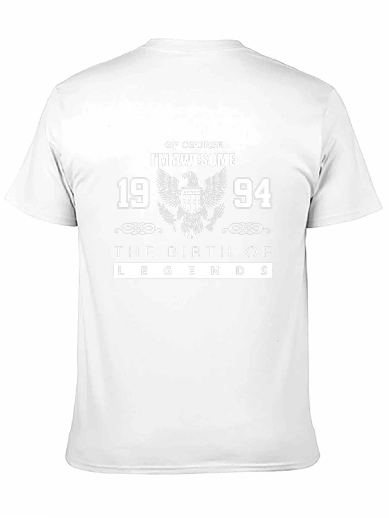 Awesome Birth Year Legend T-Shirt - Black
