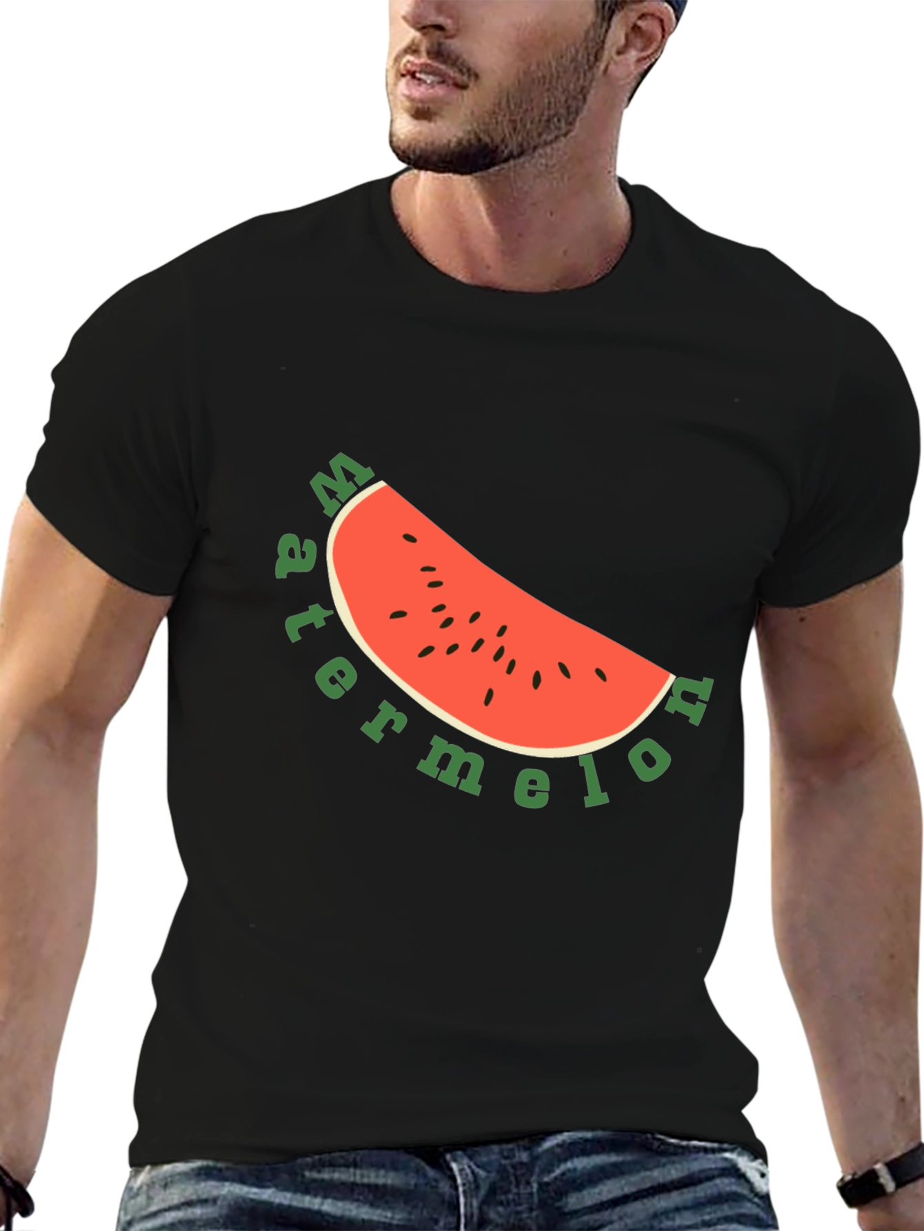 Watermelon Slice Graphic Tee - Summer Fun