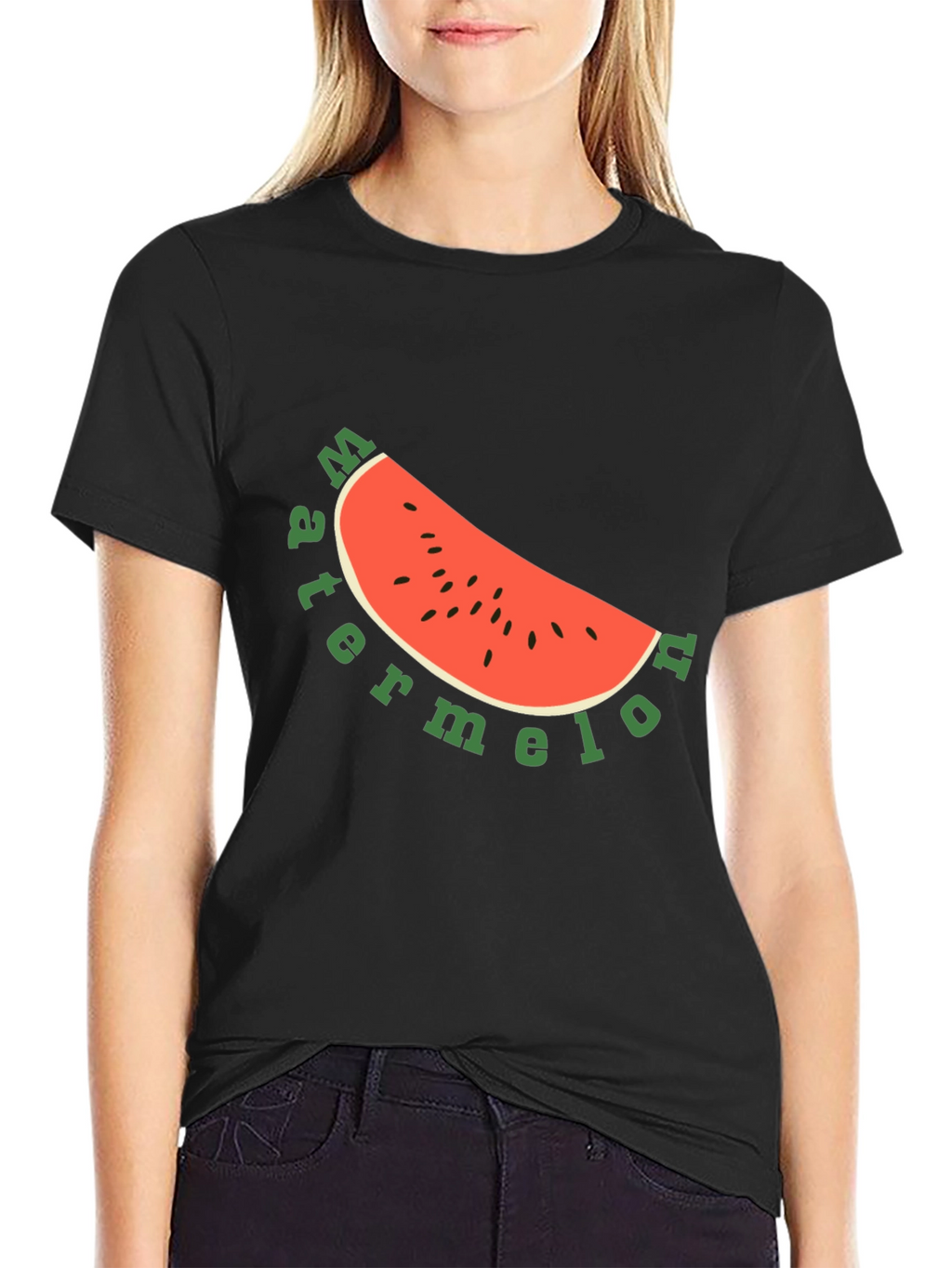 Watermelon Slice Graphic Tee - Summer Fun