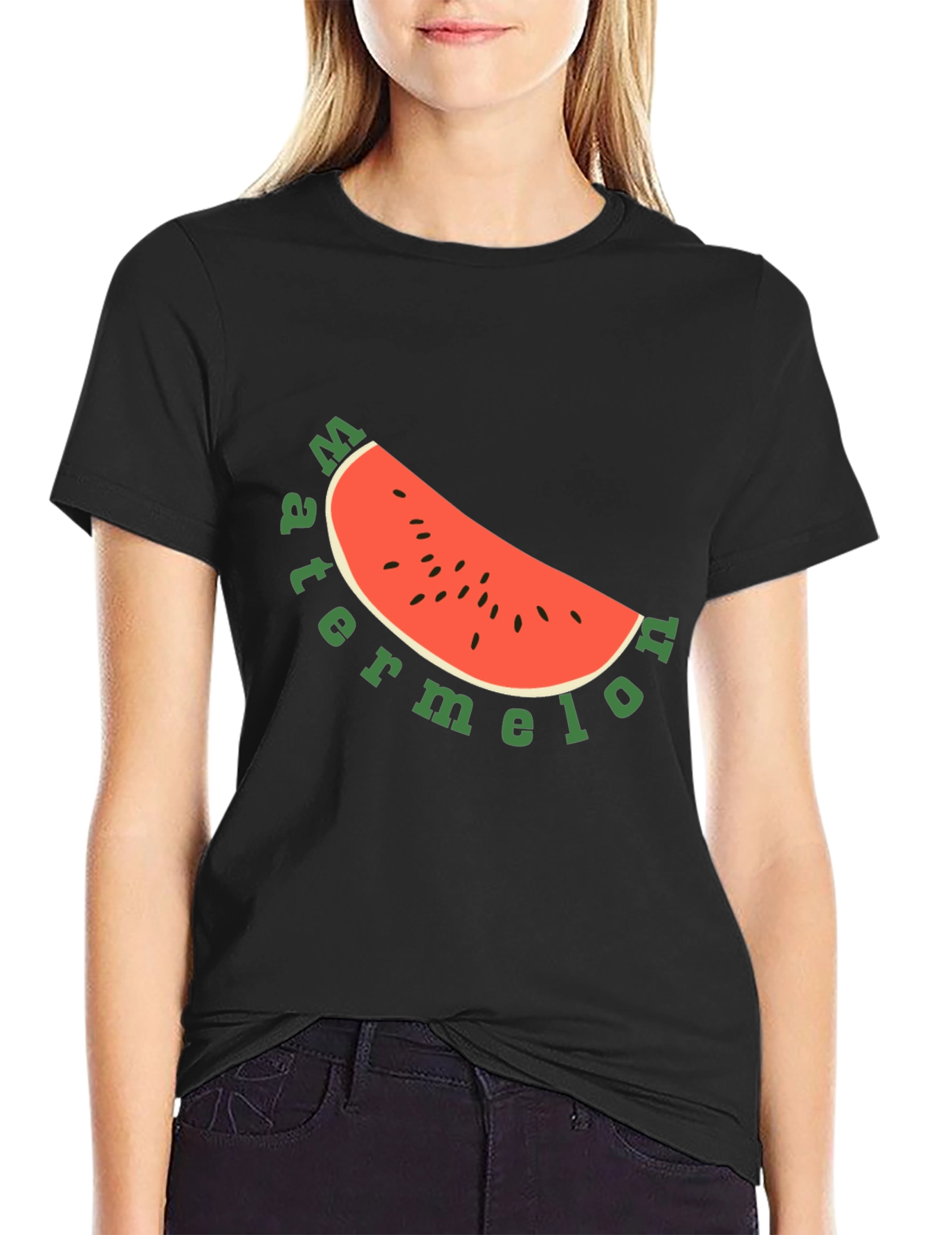Watermelon Slice Graphic Tee - Summer Fun