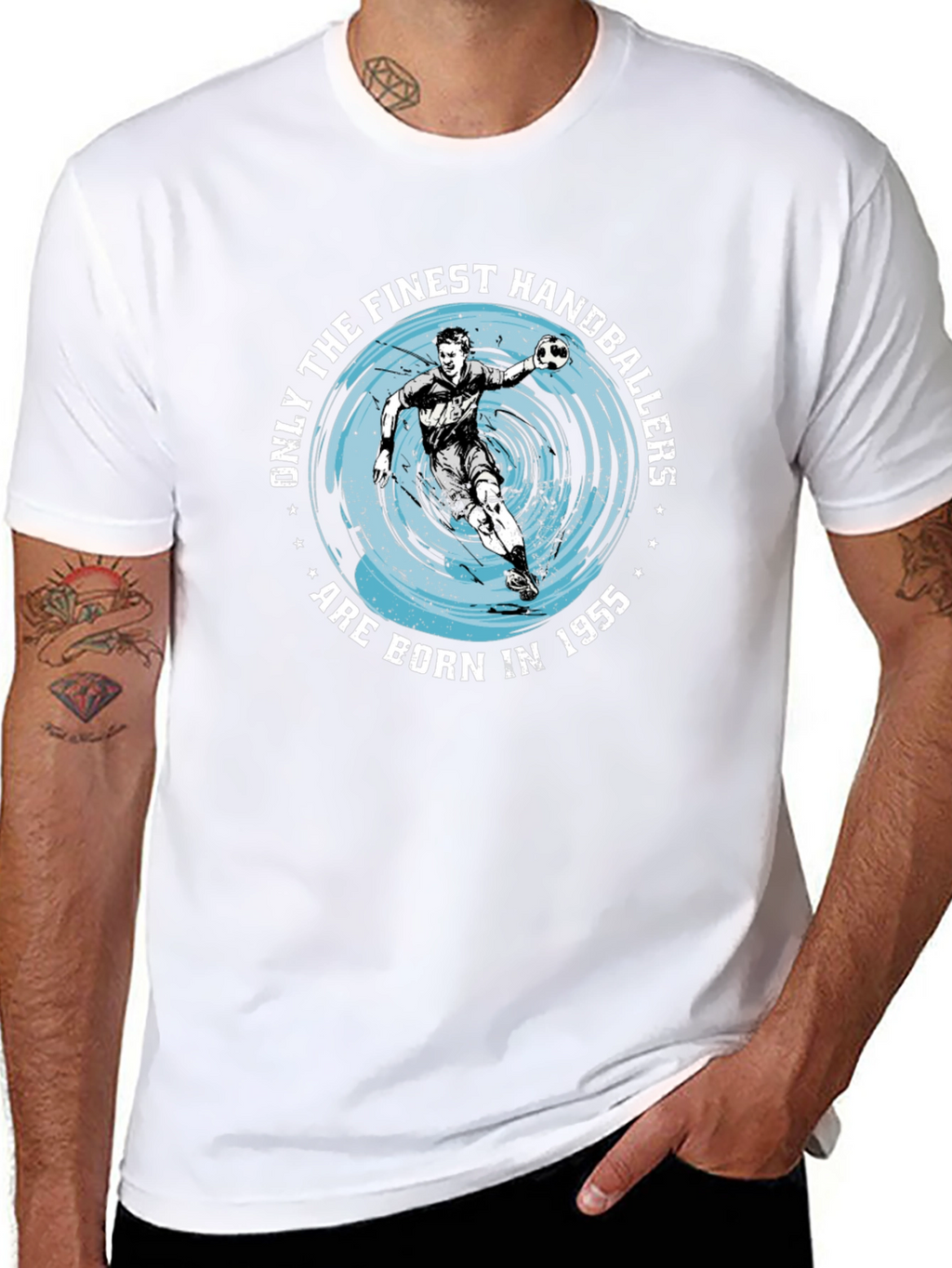 Finest Handballers Born in 1955 Graphic Tee