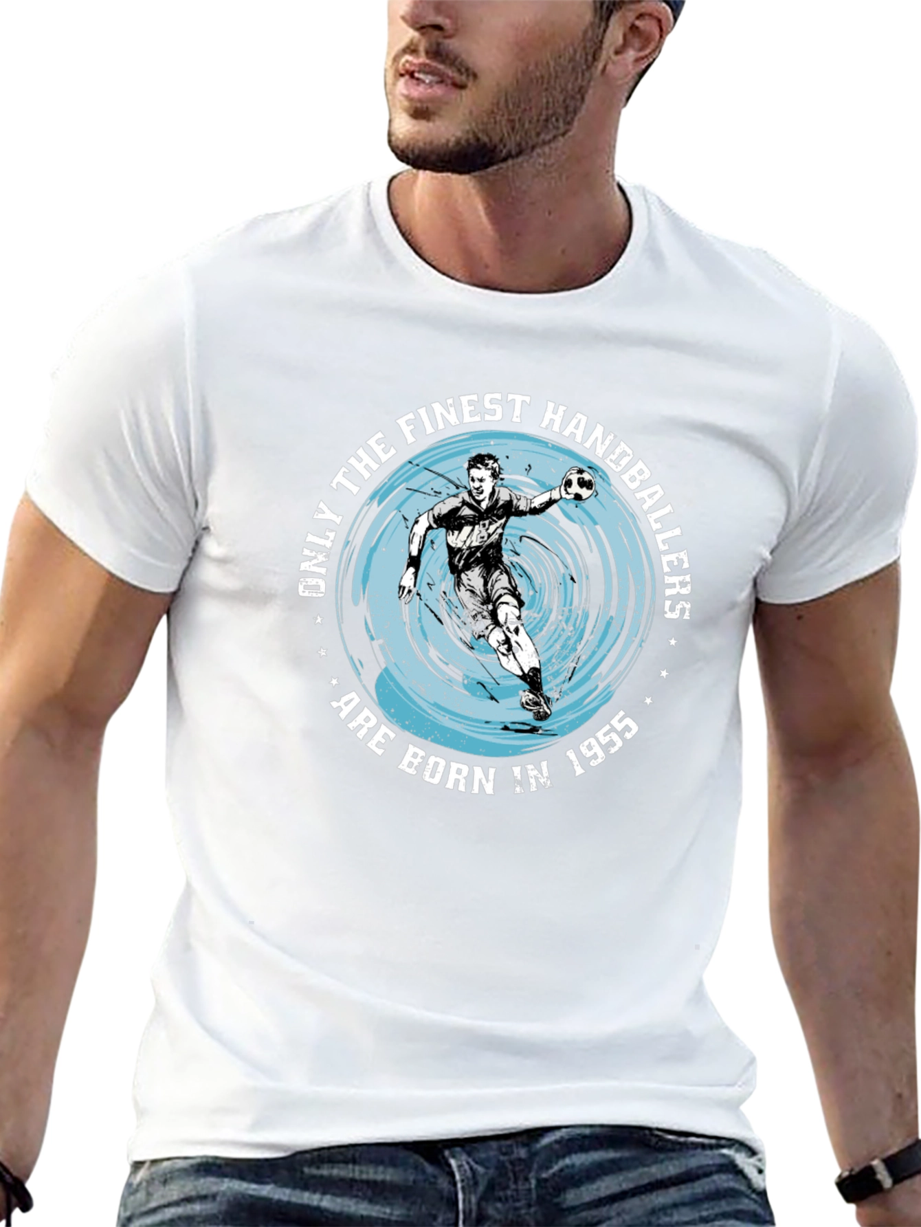 Finest Handballers Born in 1955 Graphic Tee