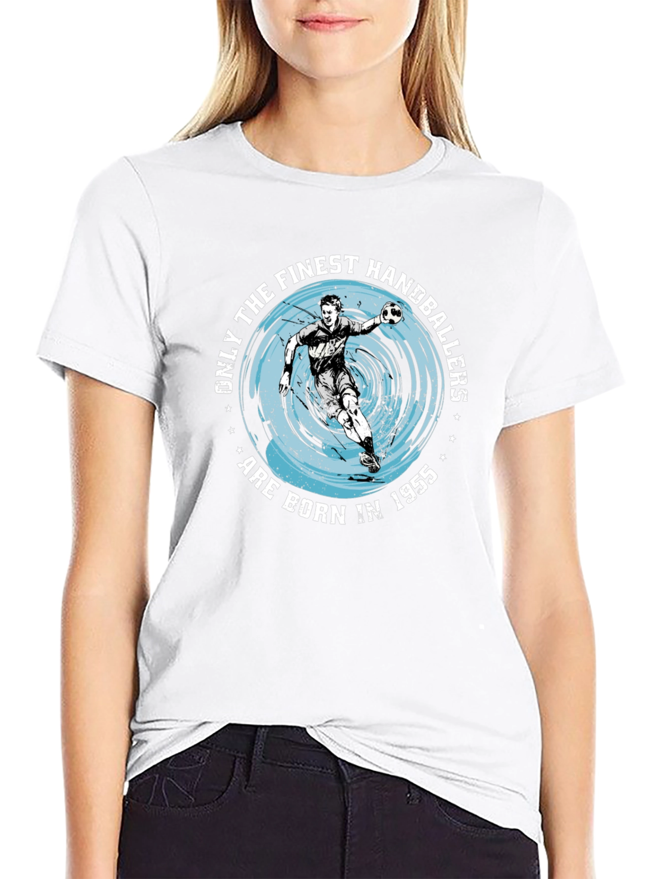 Finest Handballers Born in 1955 Graphic Tee