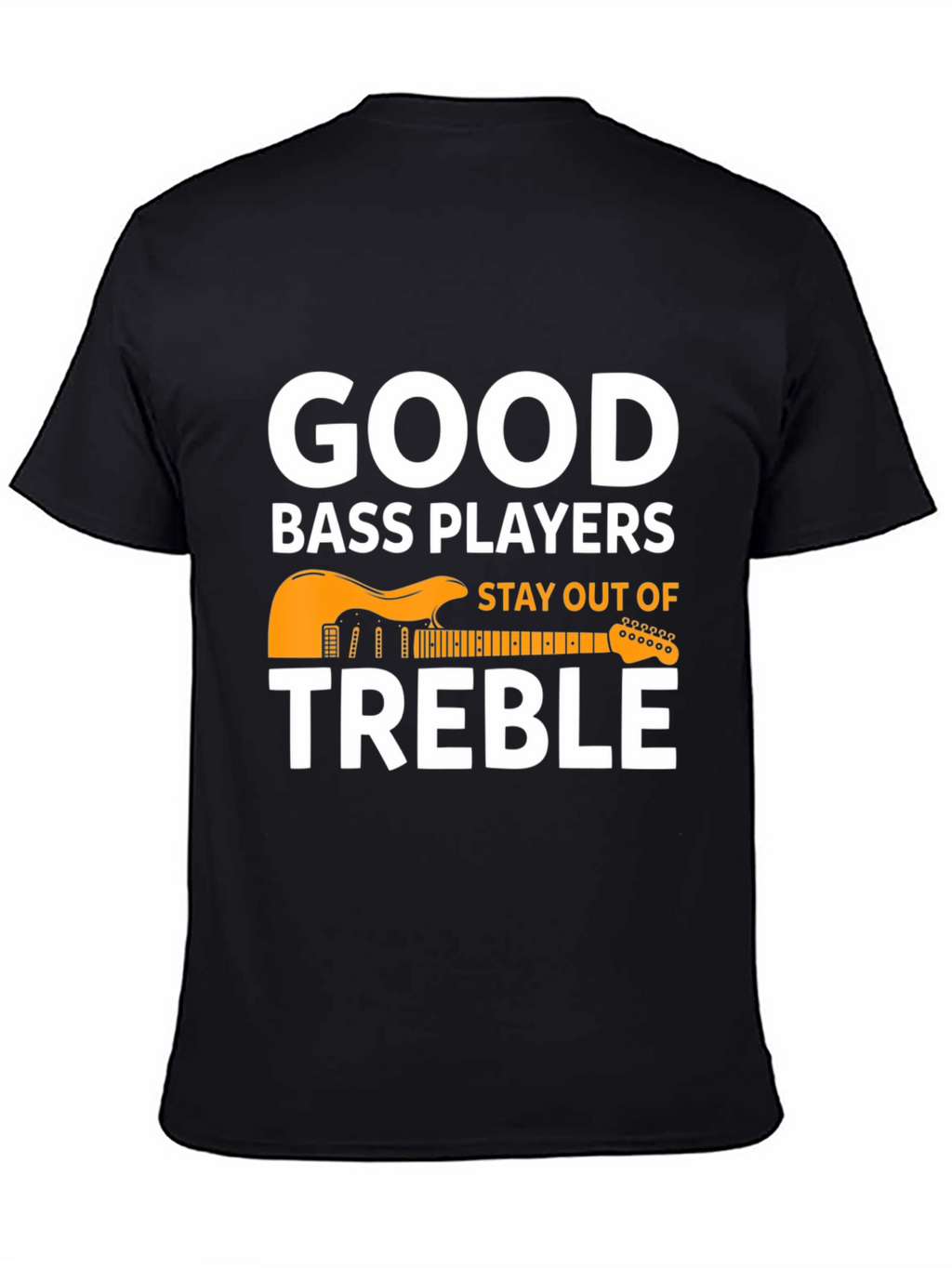 Good Bass Players T-Shirt - Musical Pun Tee
