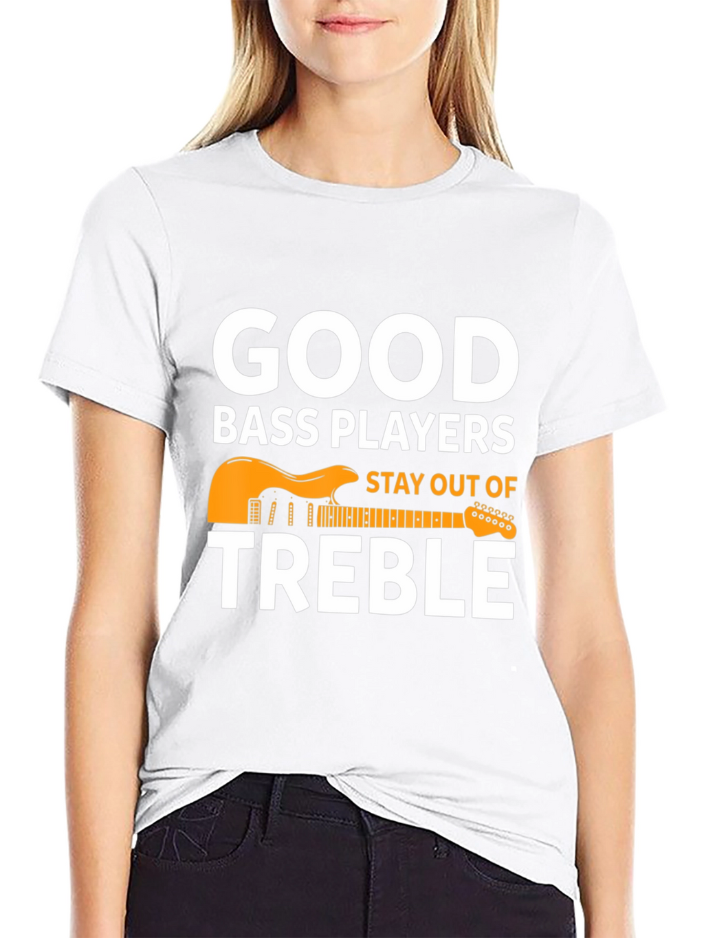 Good Bass Players T-Shirt - Musical Pun Tee