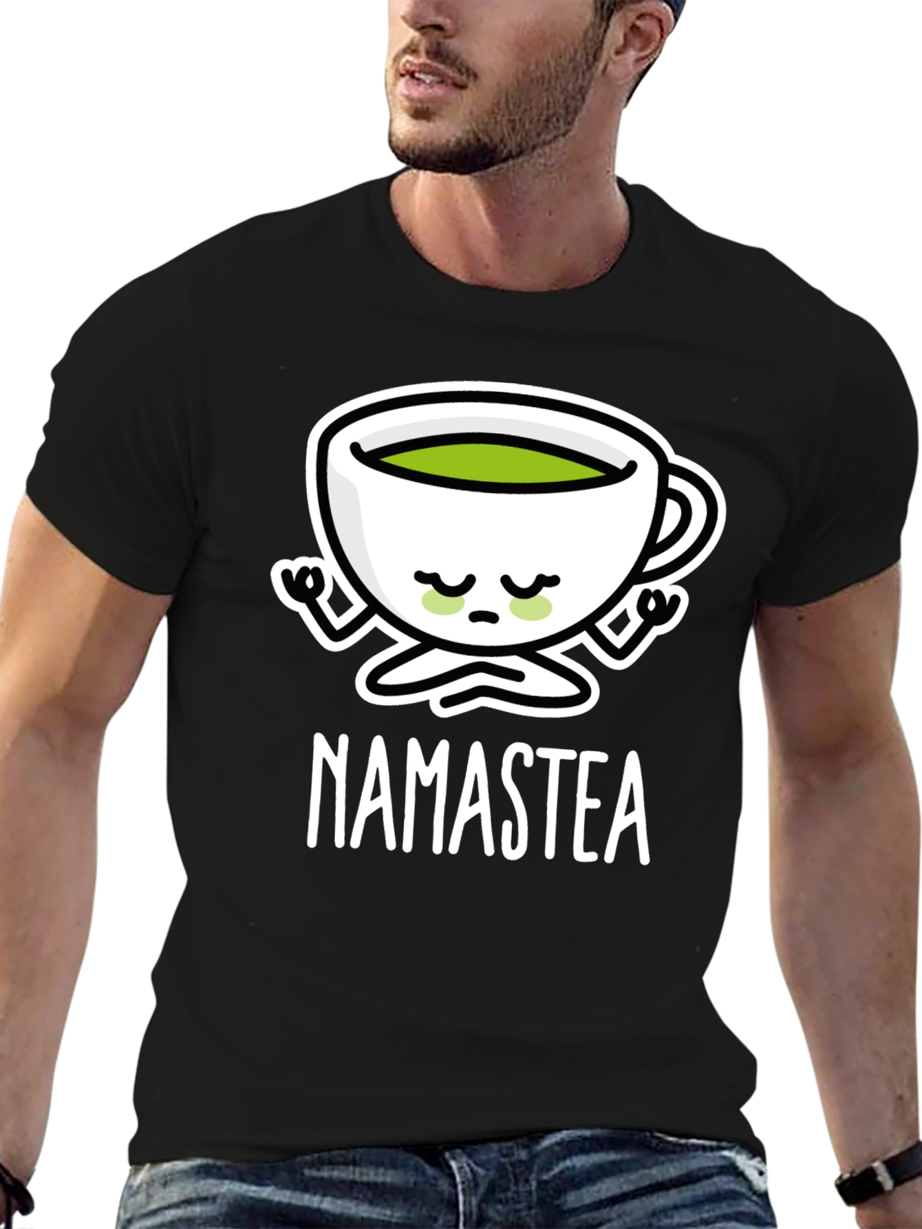 Namastea Meditation T-Shirt - Relax & Enjoy!