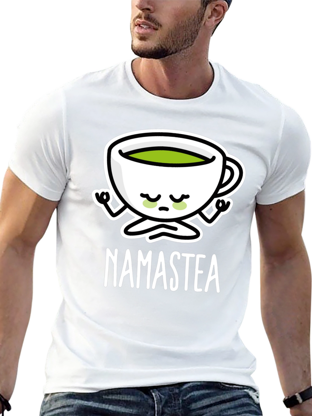 Namastea Meditation T-Shirt - Relax & Enjoy!