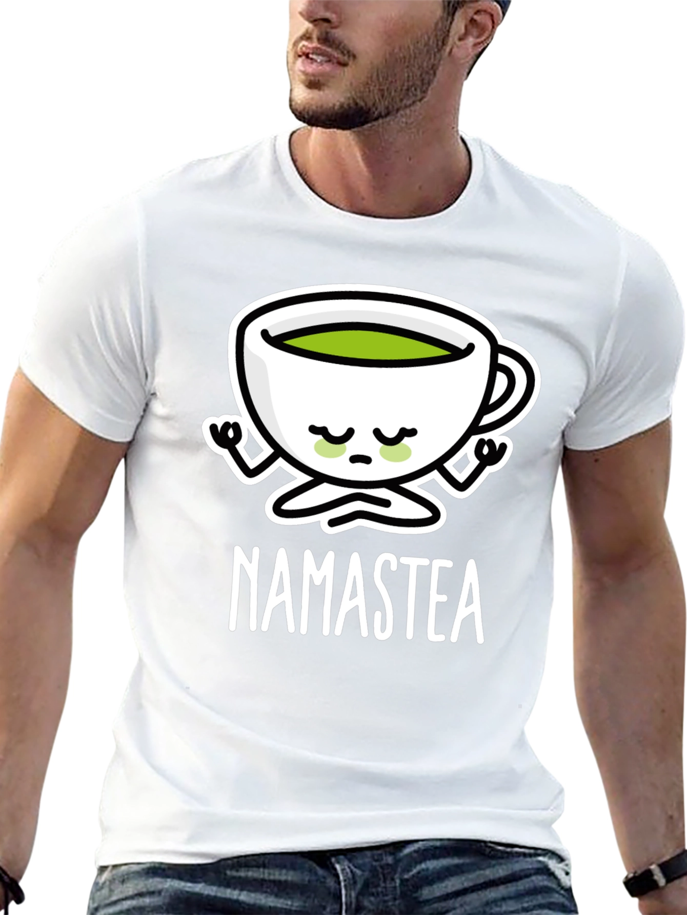 Namastea Meditation T-Shirt - Relax & Enjoy!
