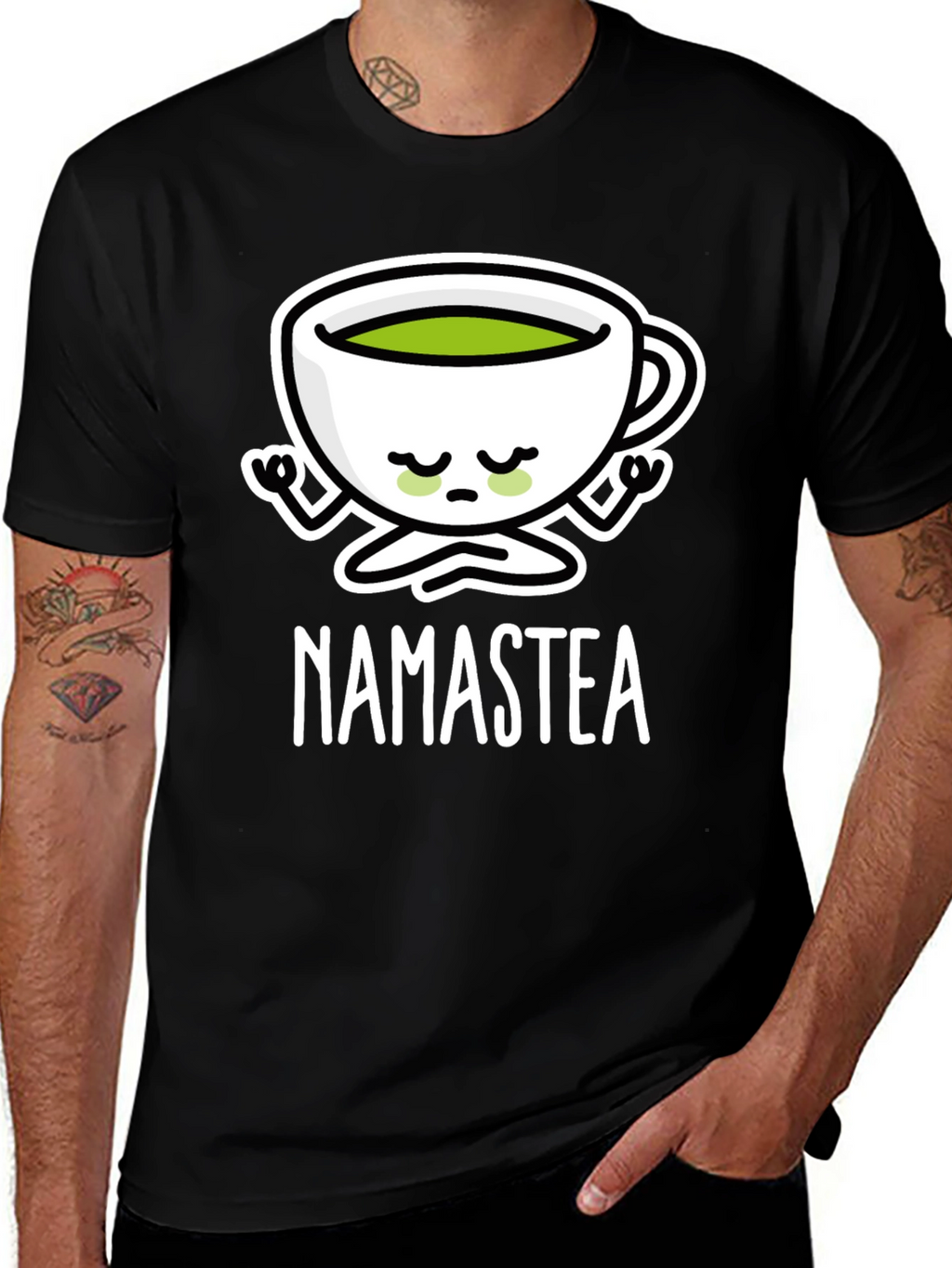 Namastea Meditation T-Shirt - Relax & Enjoy!