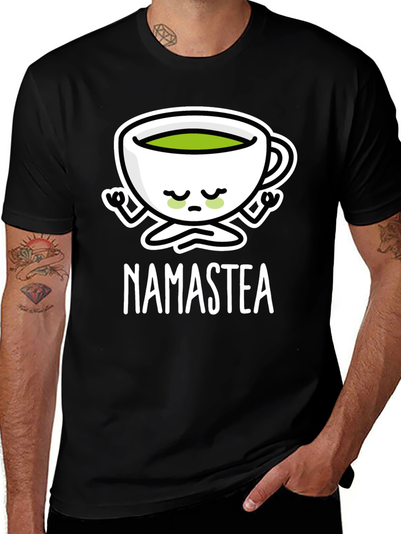 Namastea Meditation T-Shirt - Relax & Enjoy!