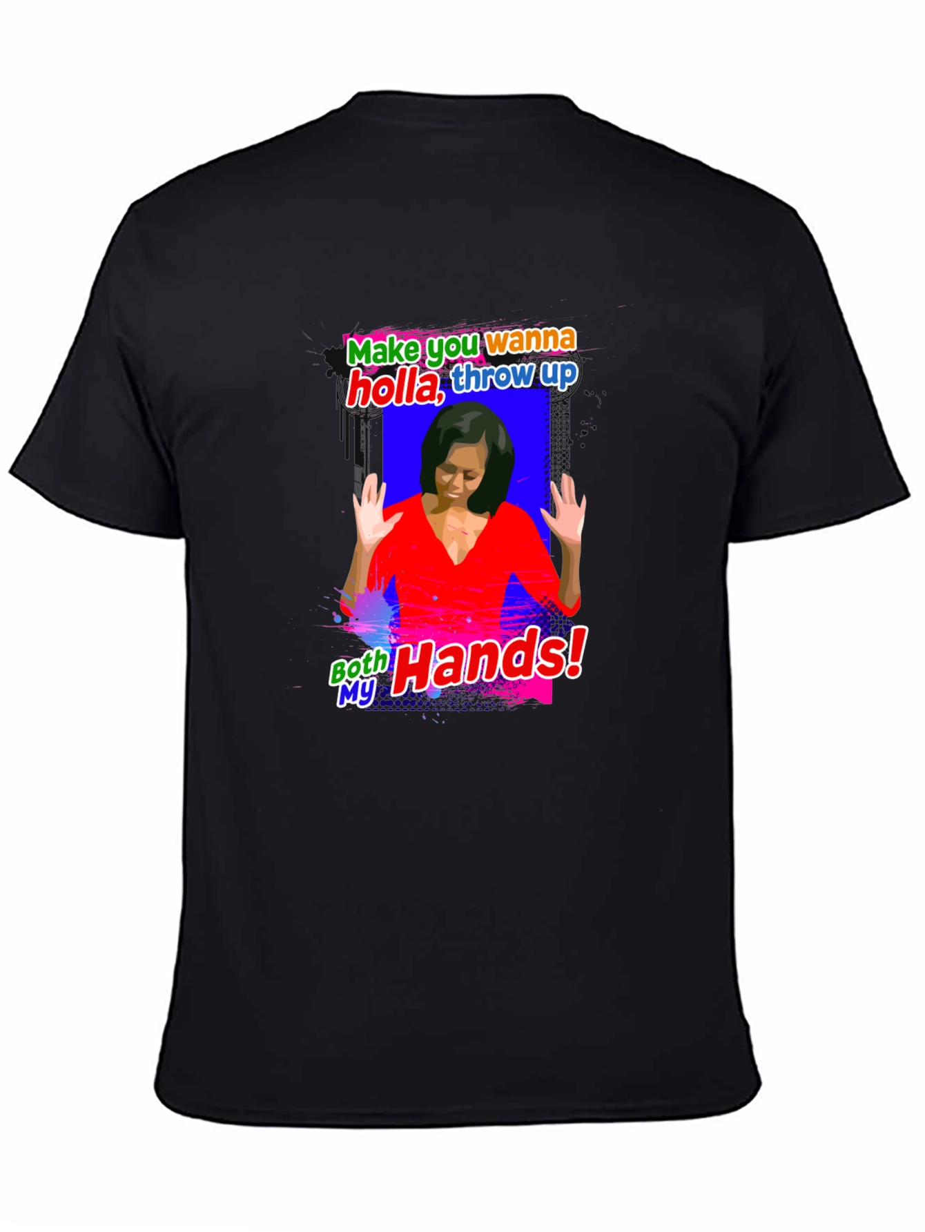 Statement T-Shirt: Michelle Obama Hands Up