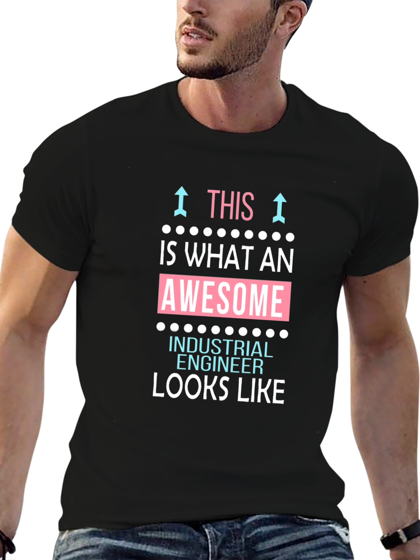 Awesome Industrial Engineer Graphic T-Shirt