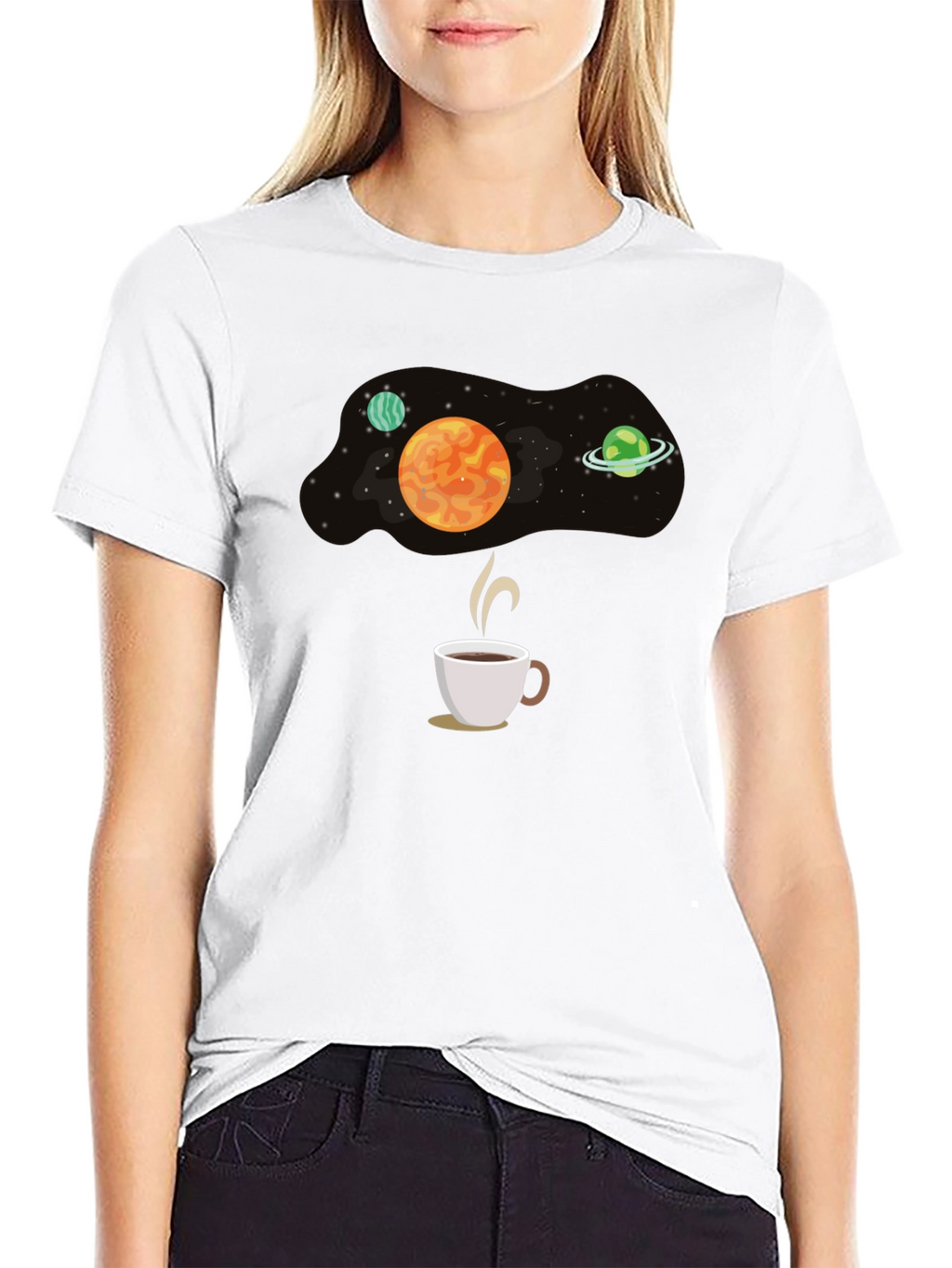 Space Coffee T-Shirt - Galaxy Brew Tee