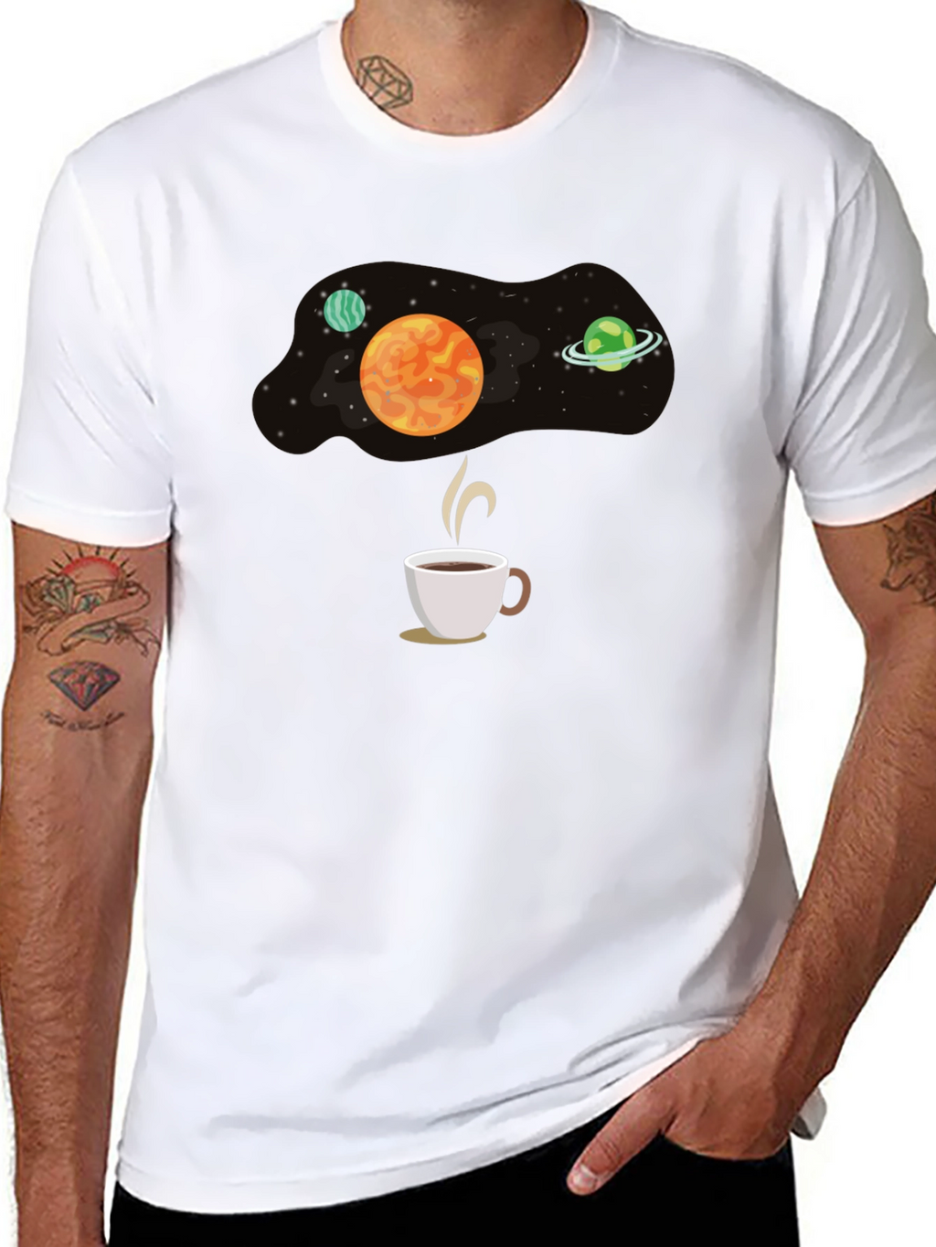 Space Coffee T-Shirt - Galaxy Brew Tee