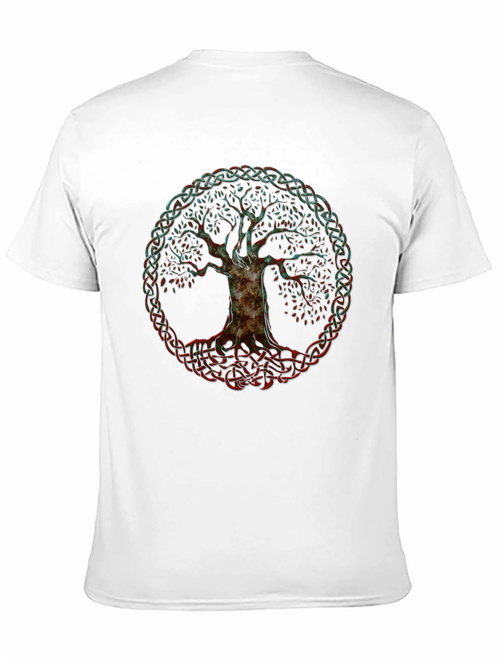 Celtic Tree of Life Graphic T-Shirt - Black