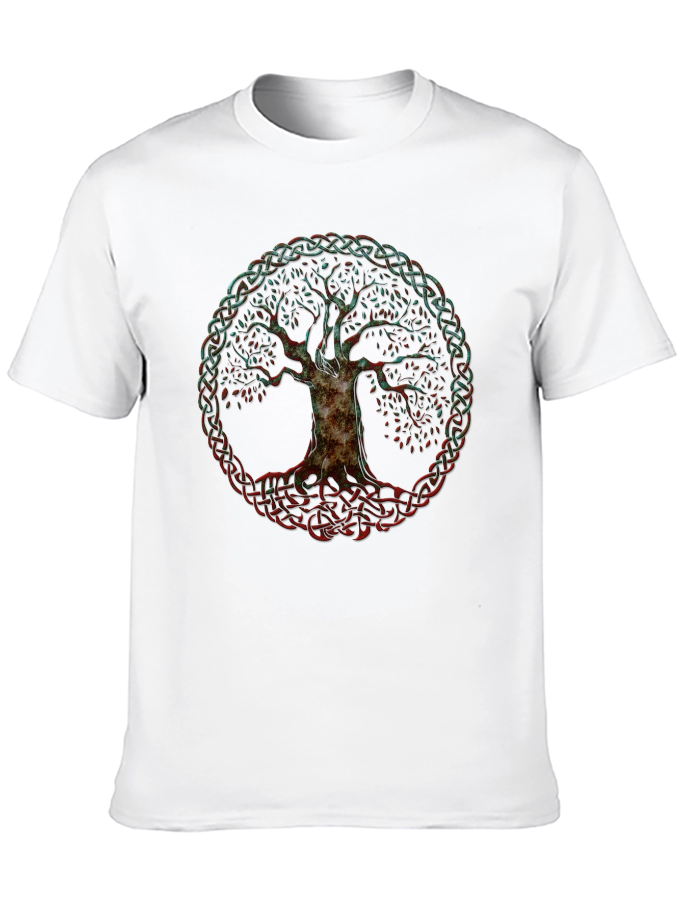 Celtic Tree of Life Graphic T-Shirt - Black
