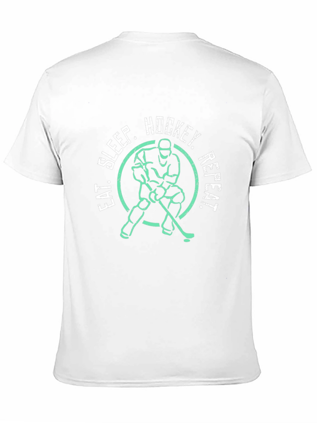 Eat Sleep Hockey Repeat Graphic Tee