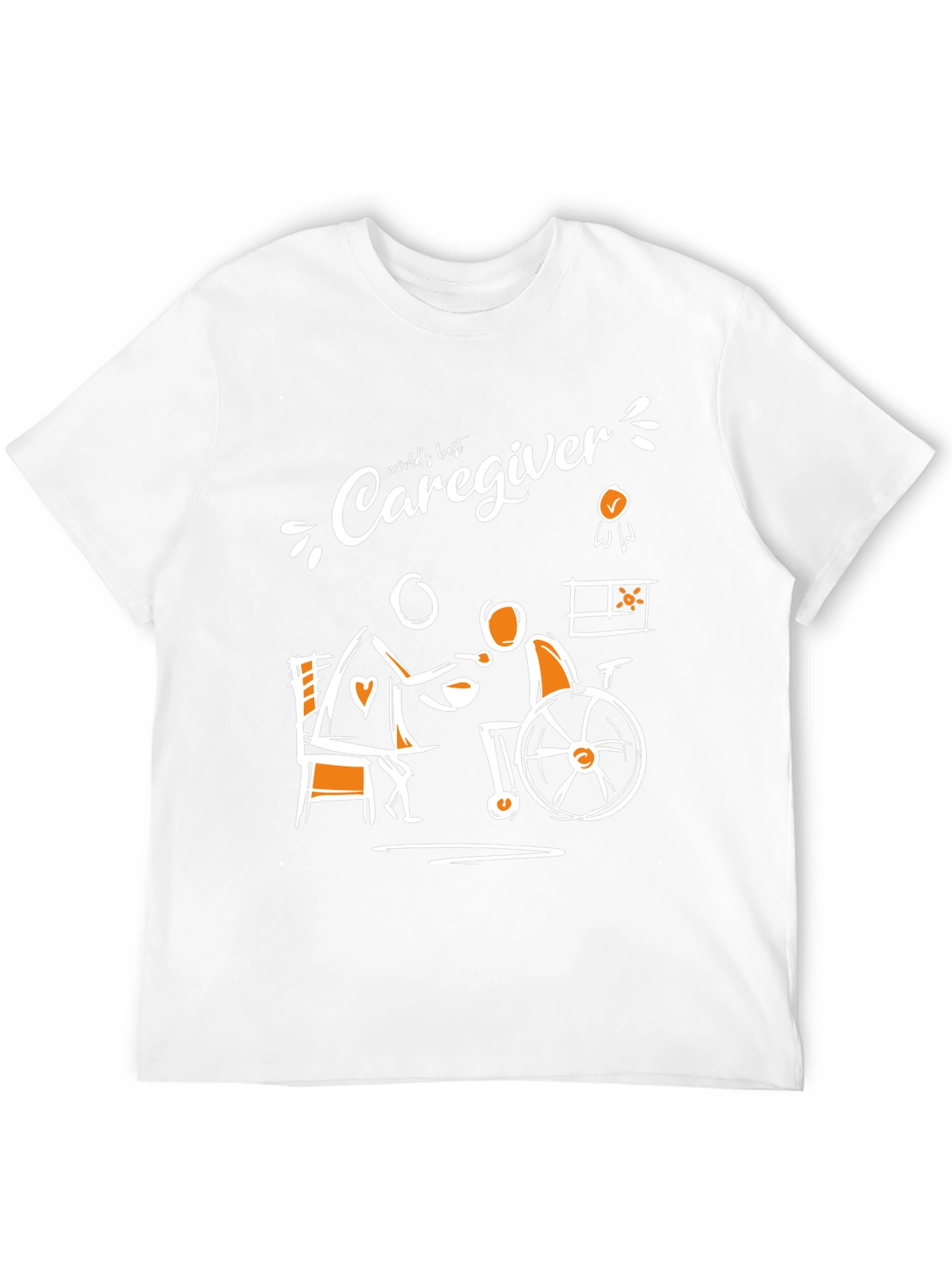 Worlds Best Caregiver T-Shirt Support Tee