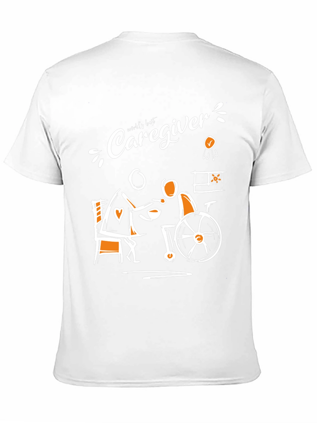 Worlds Best Caregiver T-Shirt Support Tee