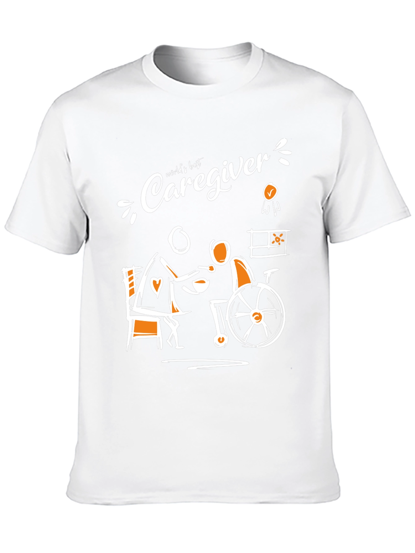 Worlds Best Caregiver T-Shirt Support Tee