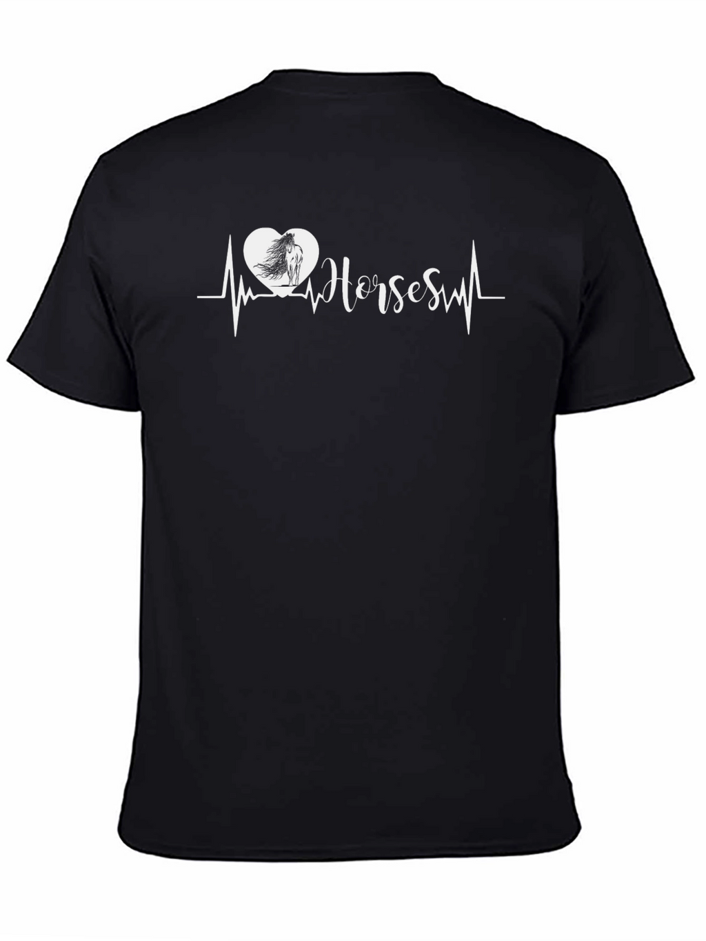 Heartbeat Horses Graphic T-Shirt