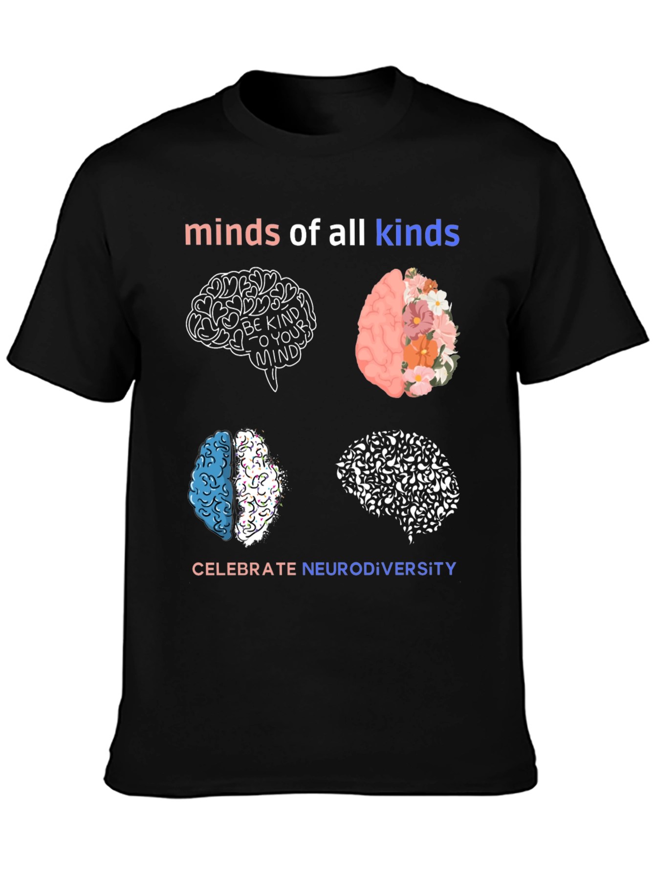 Neurodiversity Minds of All Kinds T-Shirt