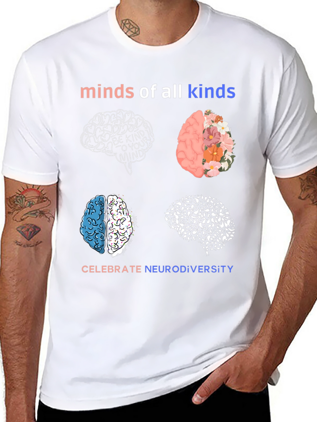 Neurodiversity Minds of All Kinds T-Shirt