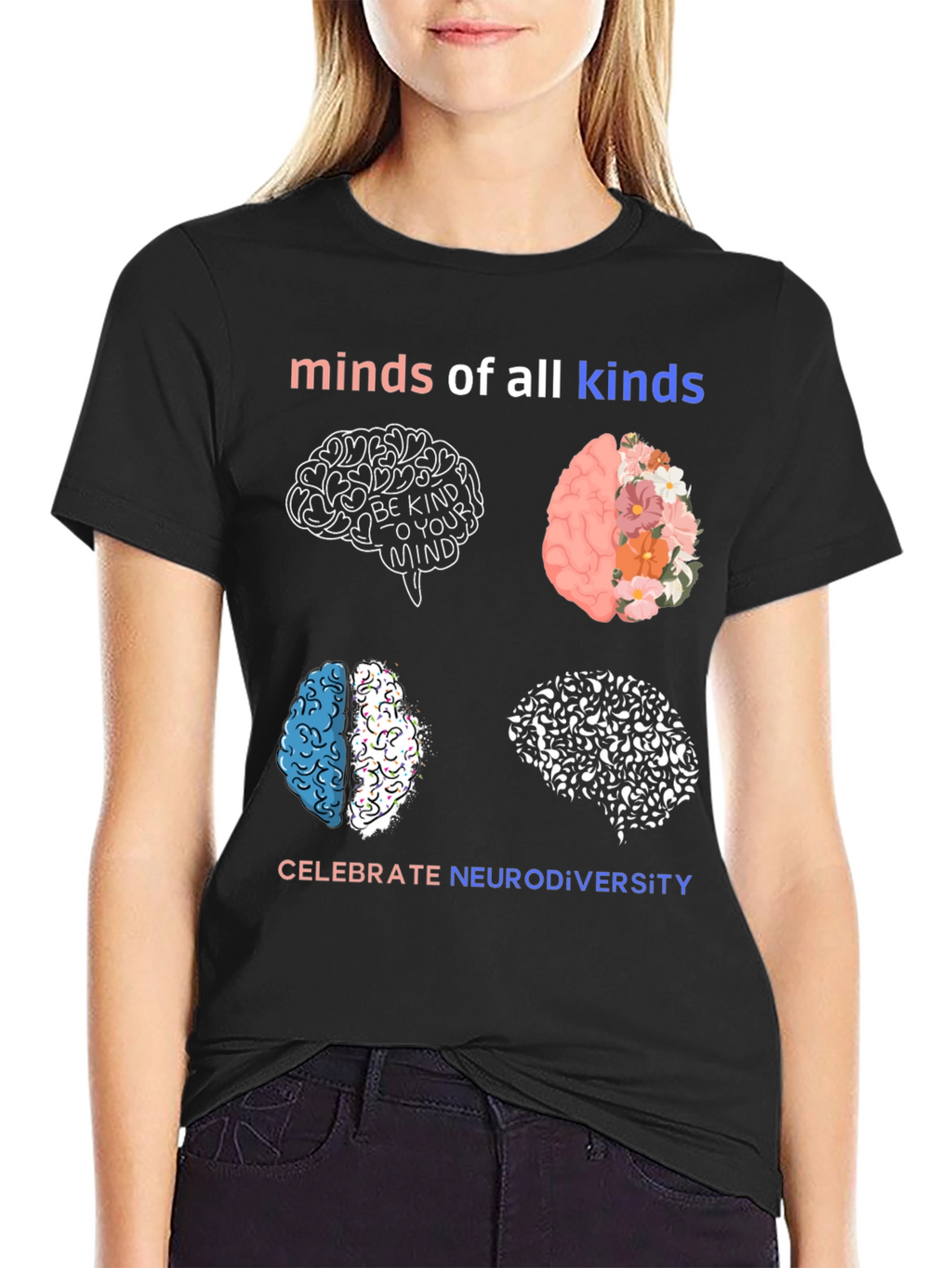 Neurodiversity Minds of All Kinds T-Shirt