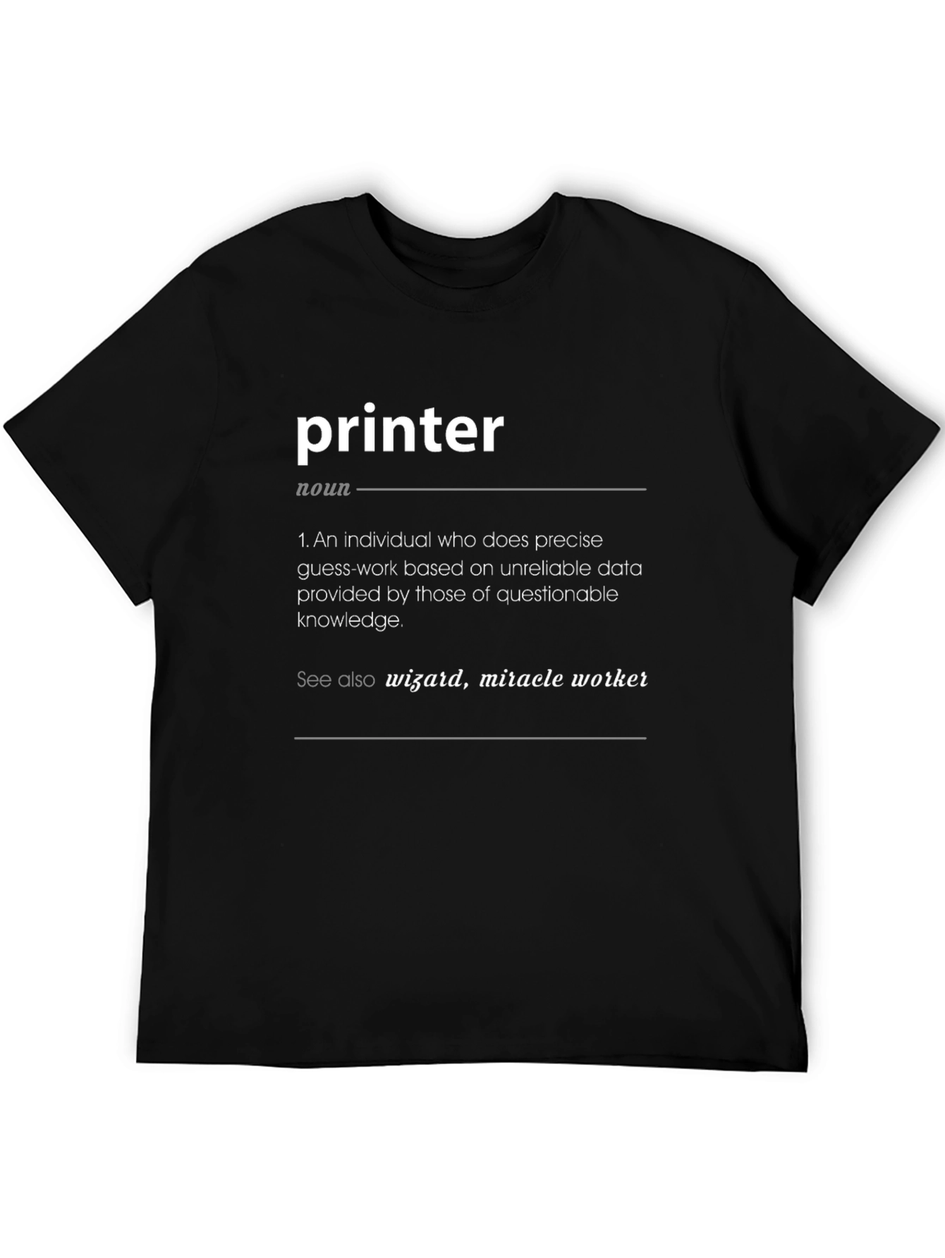 Printer Definition Funny Graphic Tee