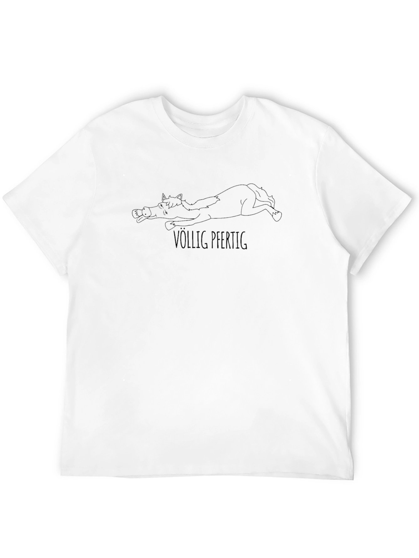 Völlig Pfertig Graphic Tee - Black