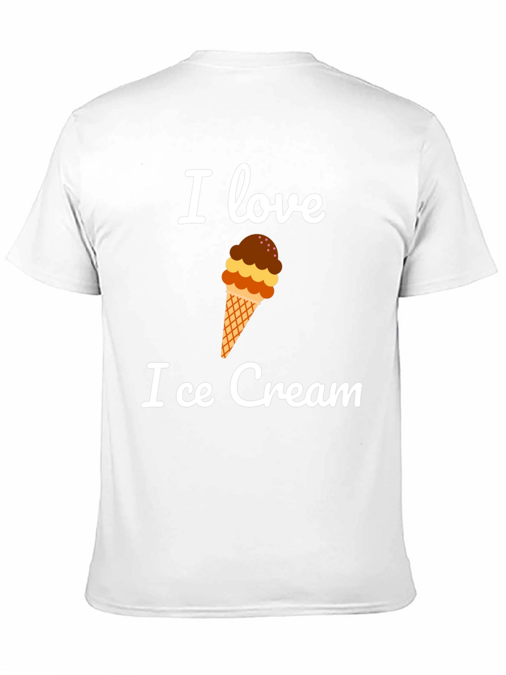 I Love Ice Cream Graphic T-Shirt