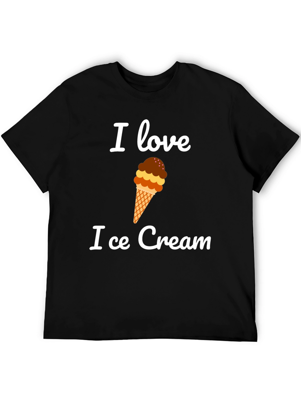 I Love Ice Cream Graphic T-Shirt