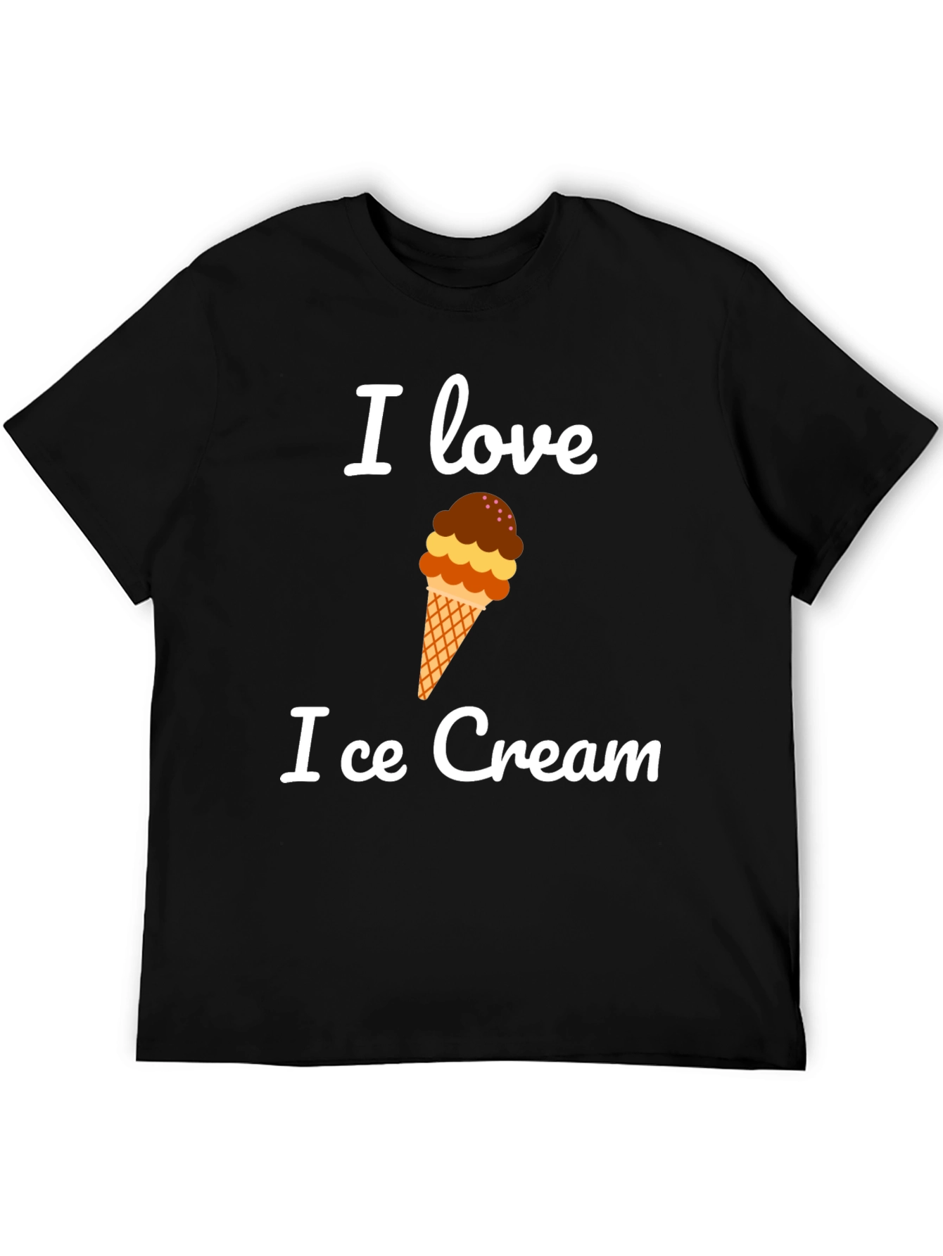 I Love Ice Cream Graphic T-Shirt