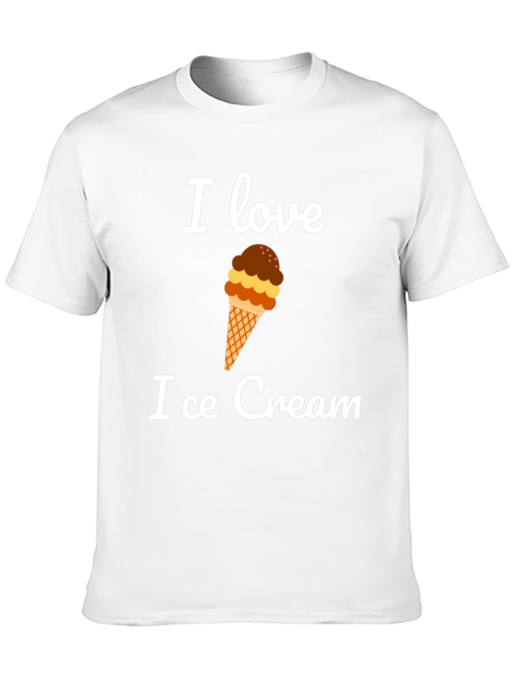 I Love Ice Cream Graphic T-Shirt