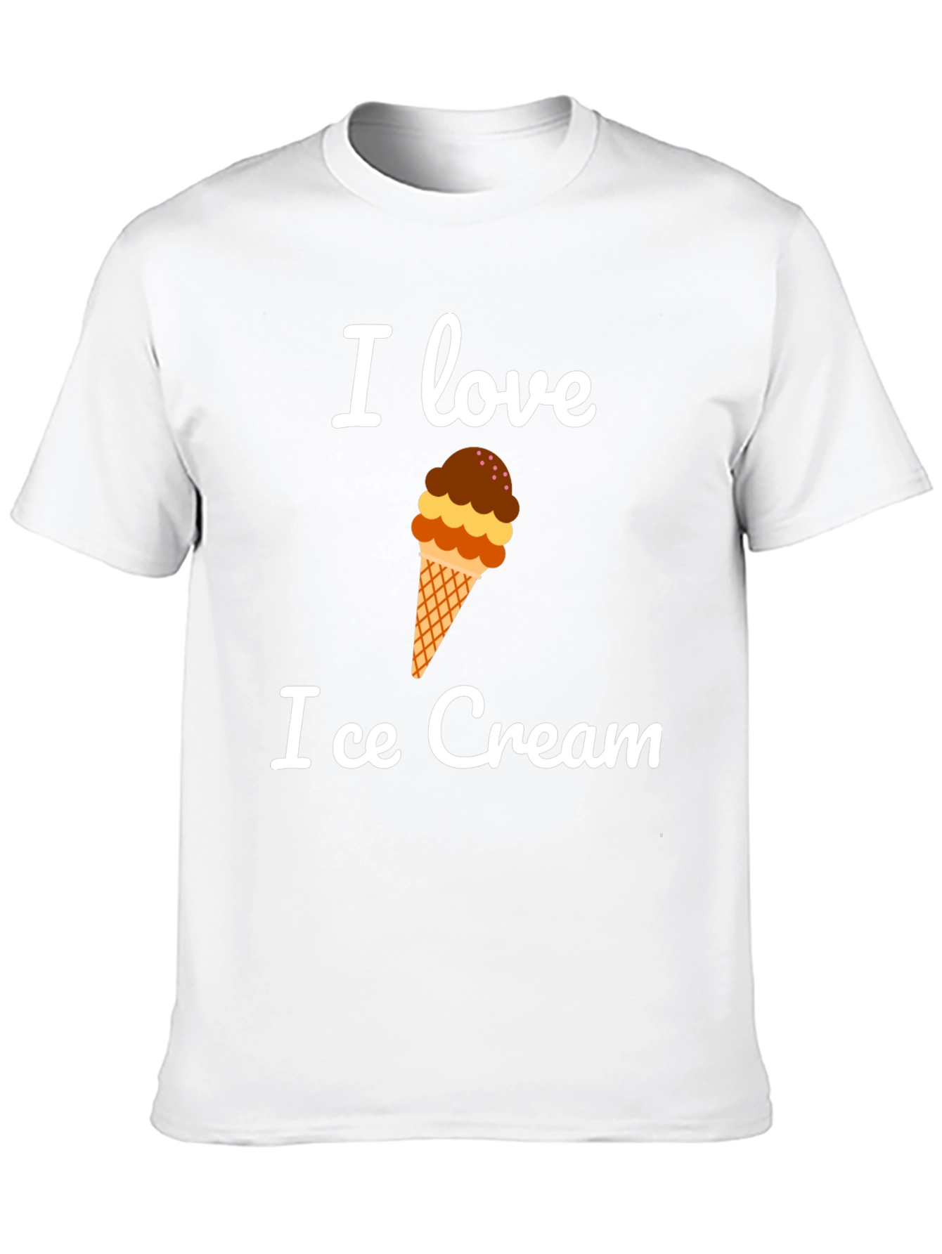 I Love Ice Cream Graphic T-Shirt