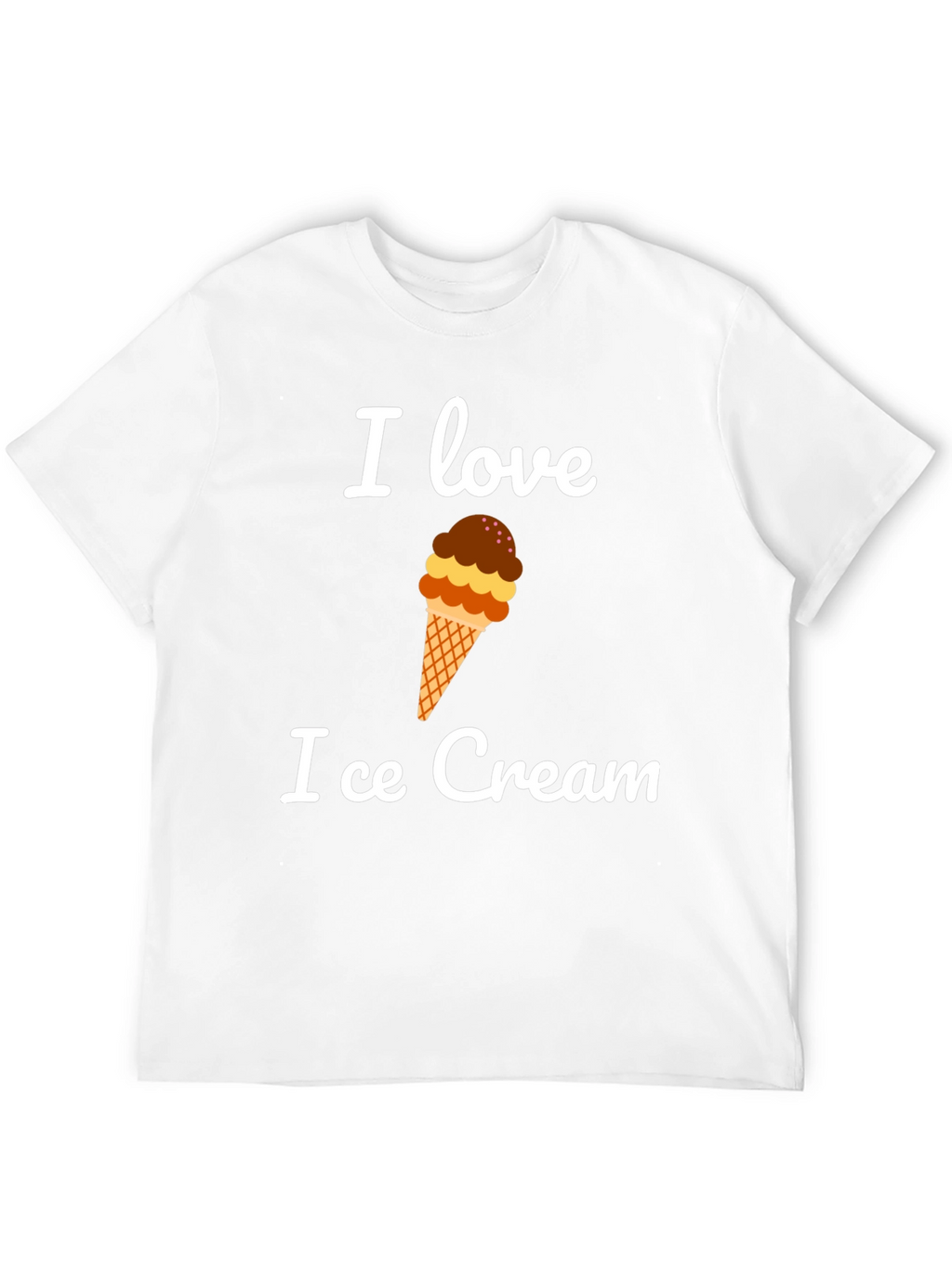 I Love Ice Cream Graphic T-Shirt