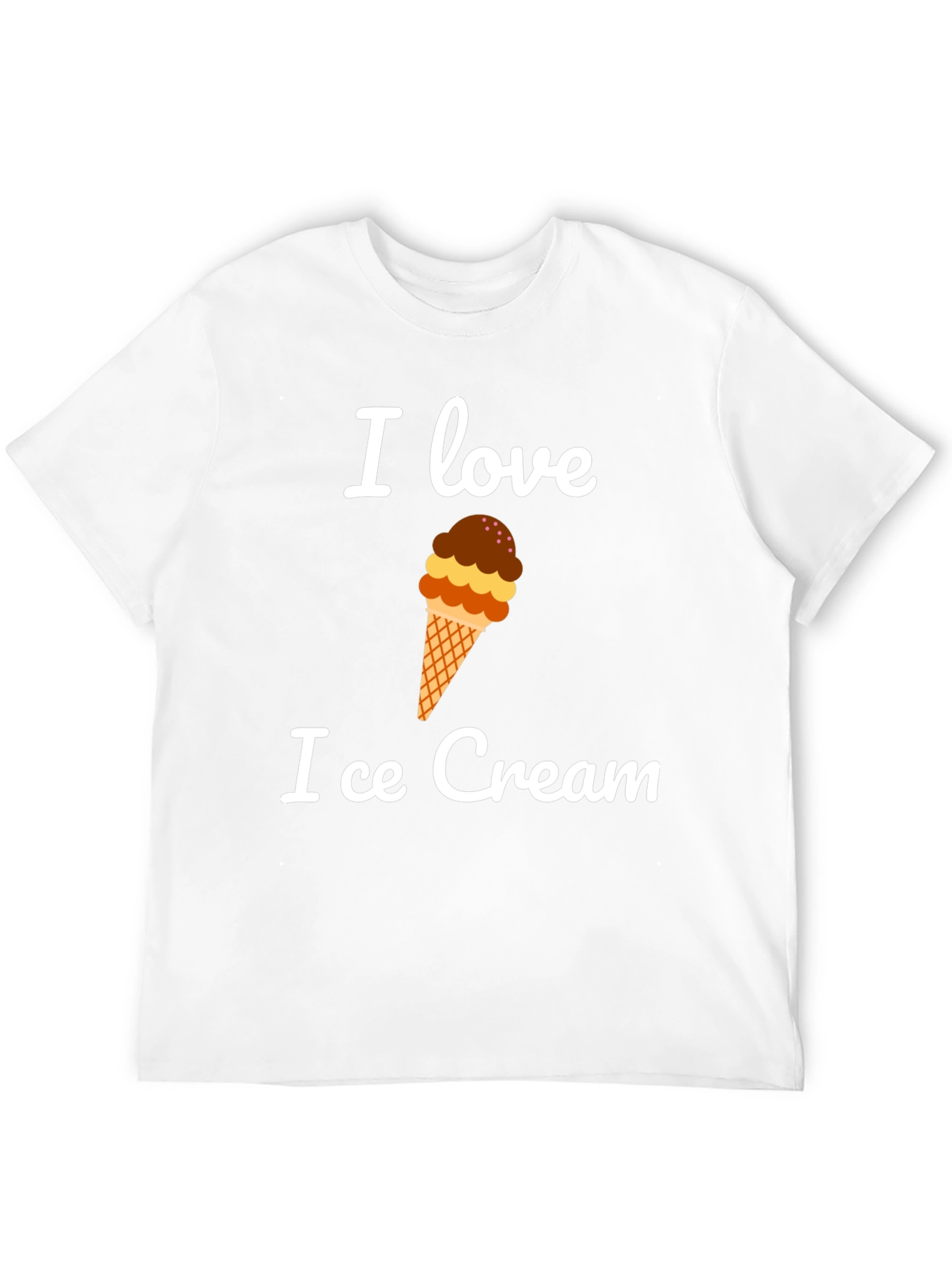 I Love Ice Cream Graphic T-Shirt