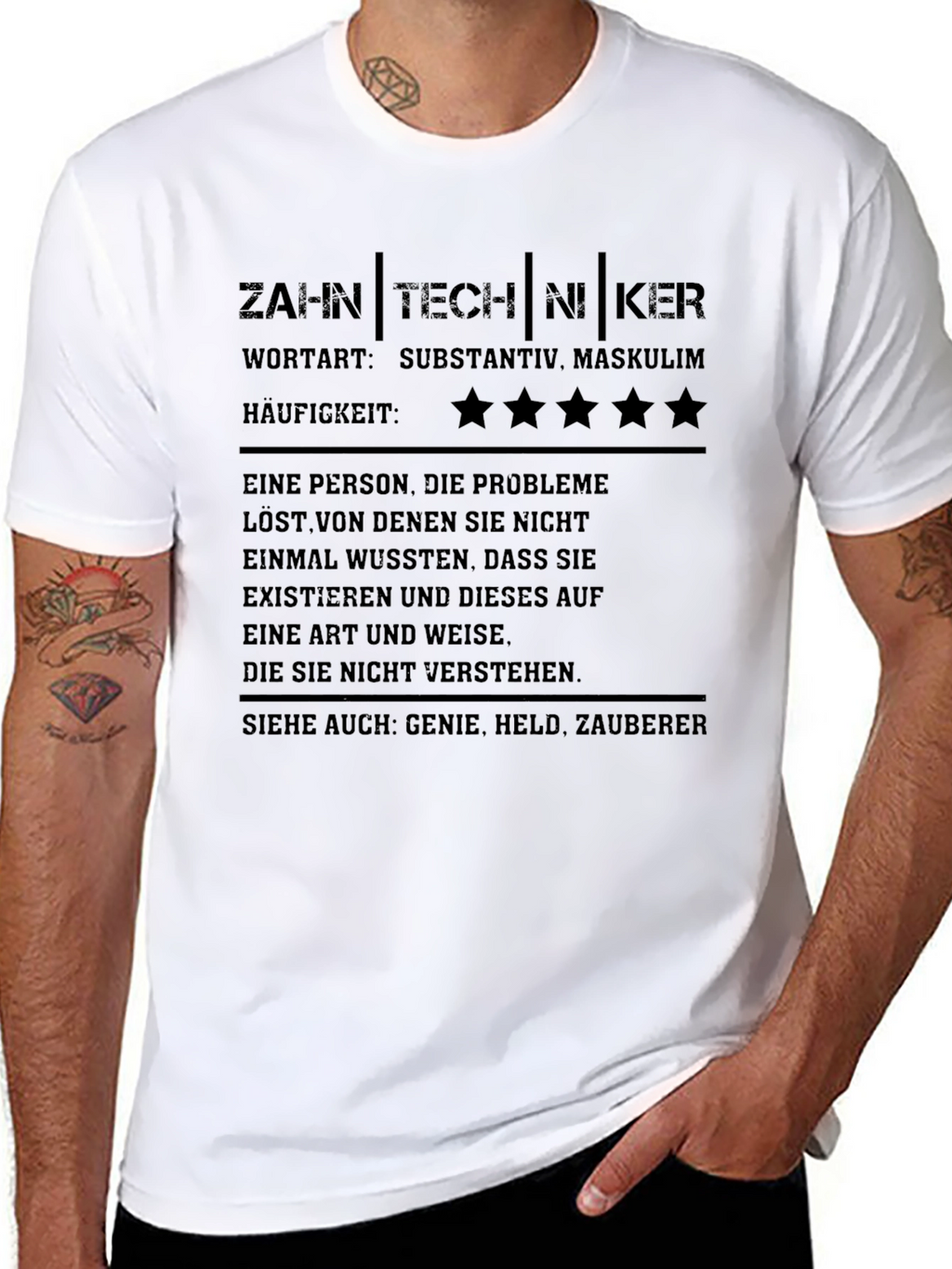 Zahntechniker Definition Graphic Tee