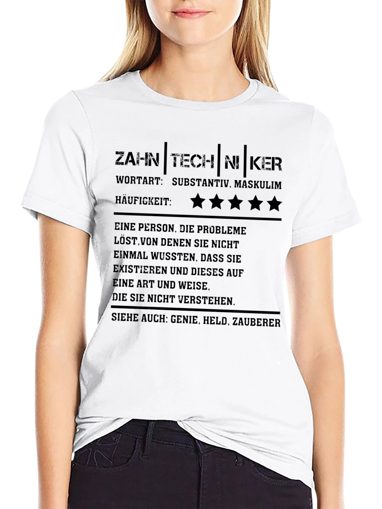 Zahntechniker Definition Graphic Tee