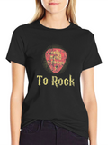 Rock & Roll Guitar Pick T-Shirt