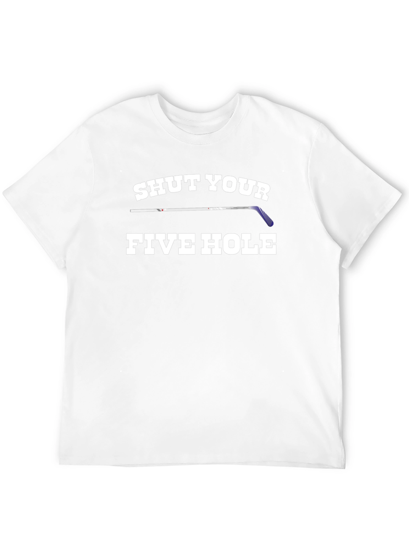Shut Your Five Hole Hockey Graphic Tee