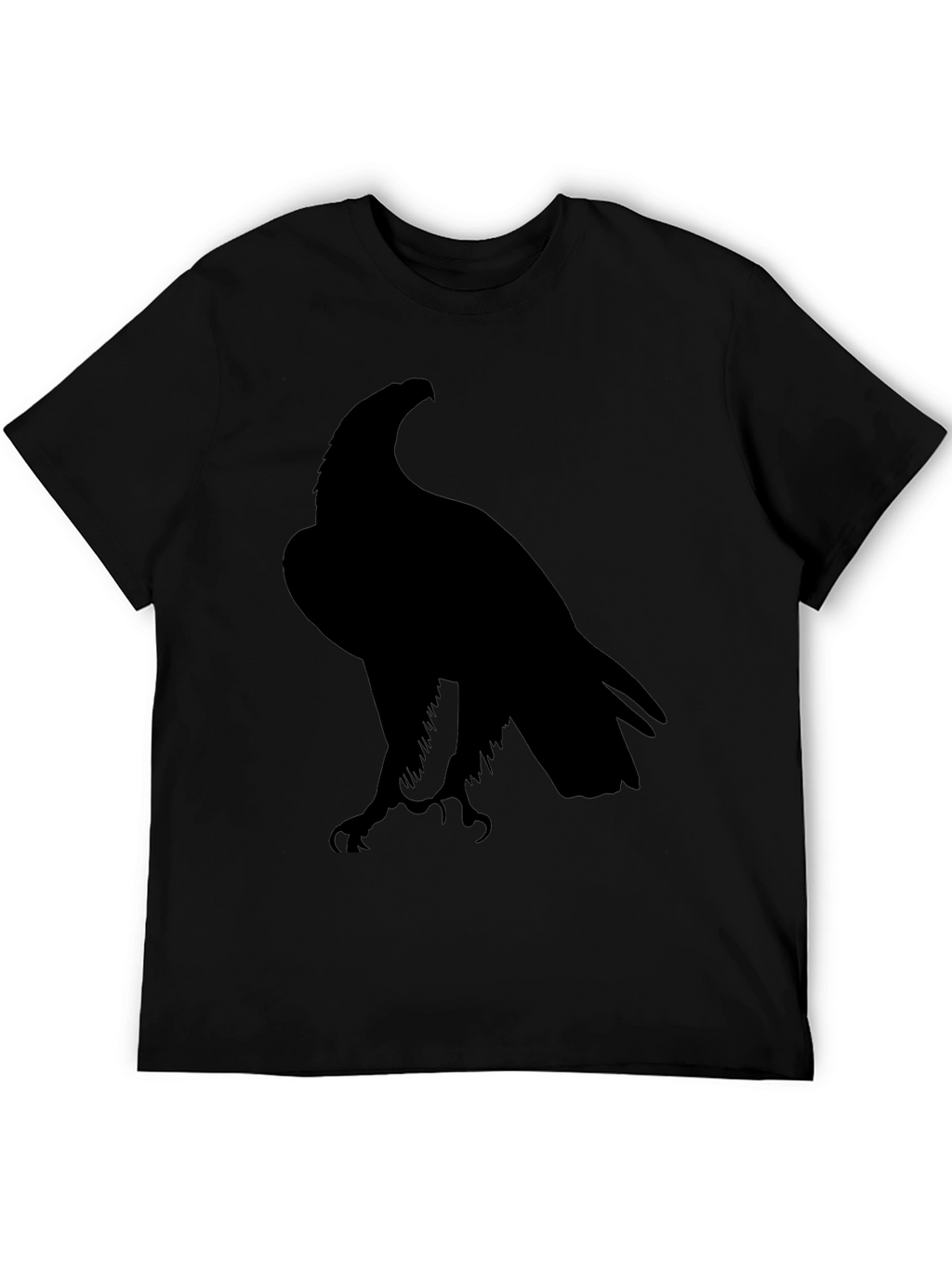 Eagle Silhouette Graphic Tee - Black T-Shirt