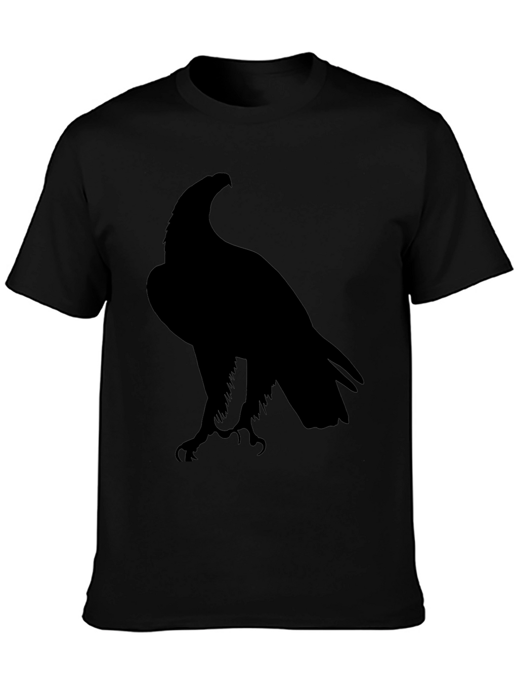 Eagle Silhouette Graphic Tee - Black T-Shirt