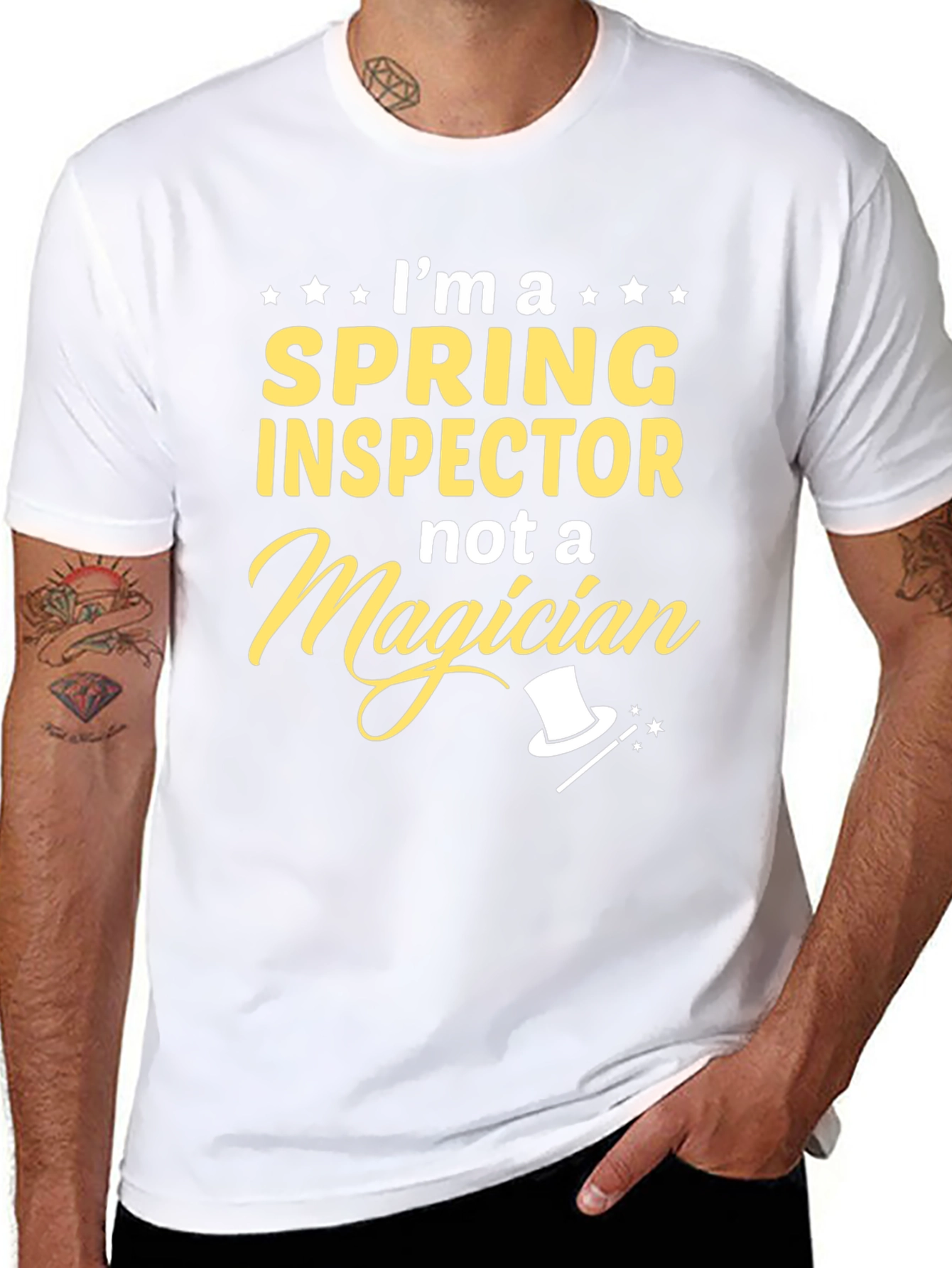 Spring Inspector Not A Magician T-Shirt