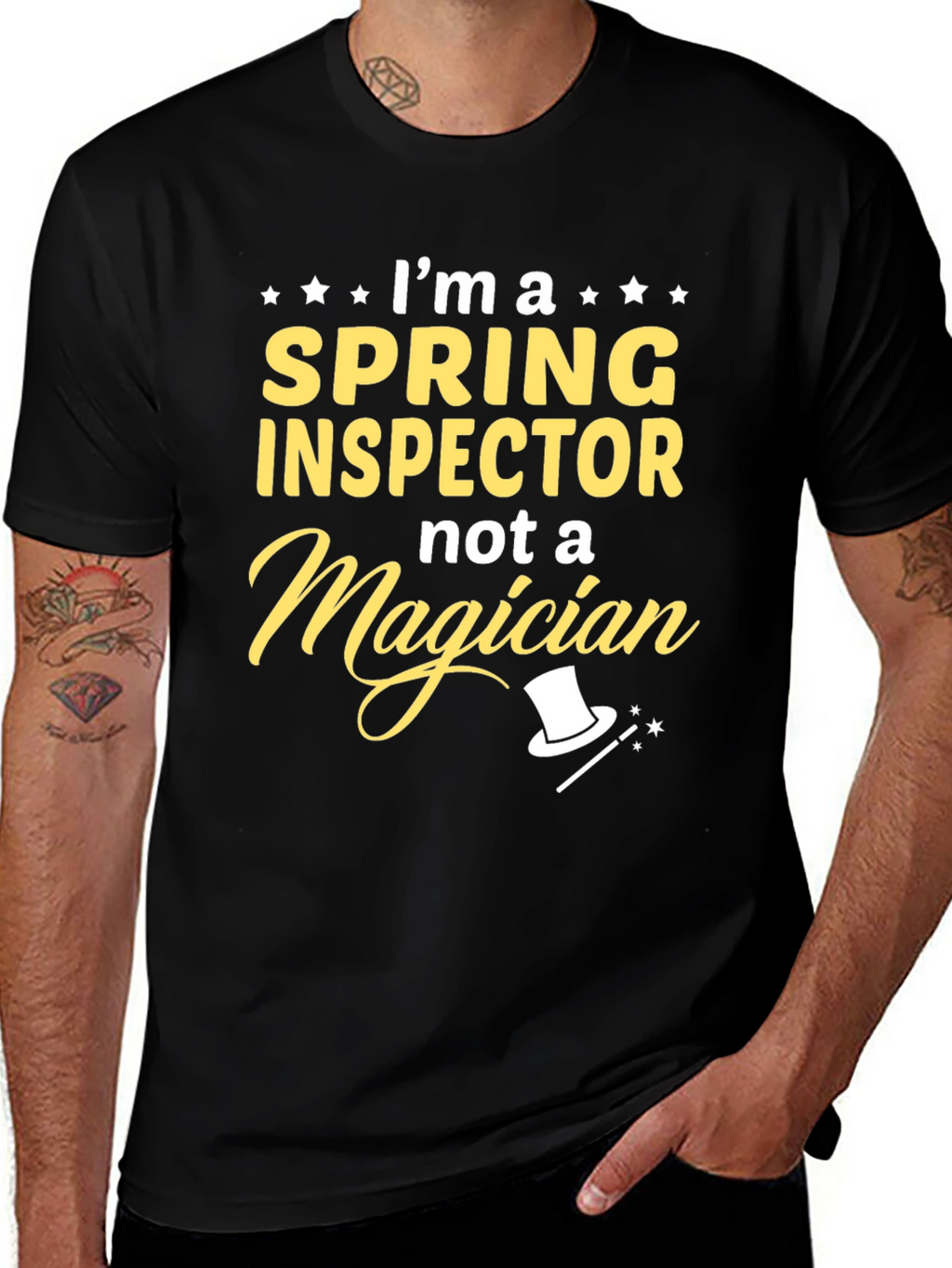 Spring Inspector Not A Magician T-Shirt
