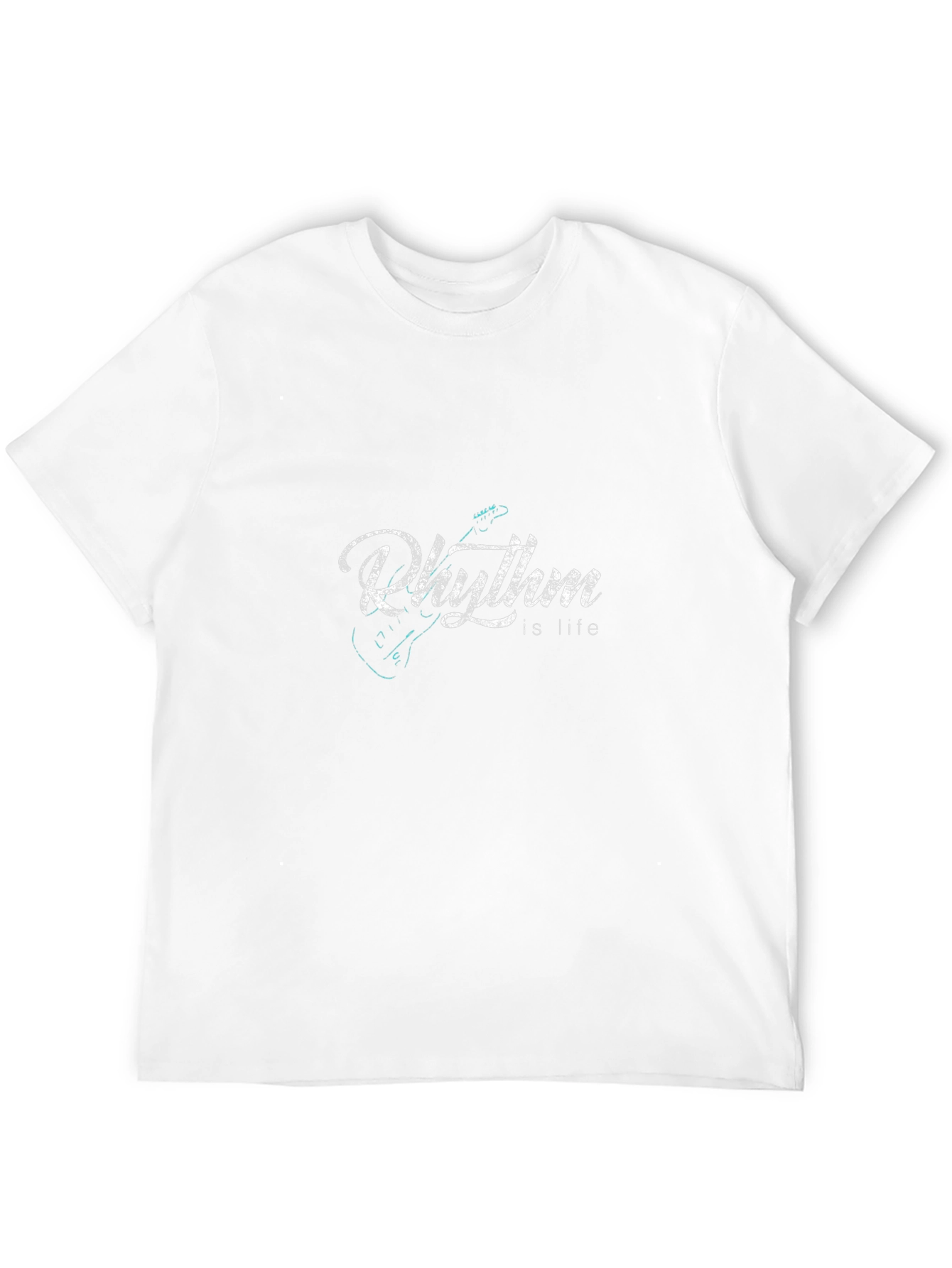 Rhythm is Life Mens Black Graphic Tee