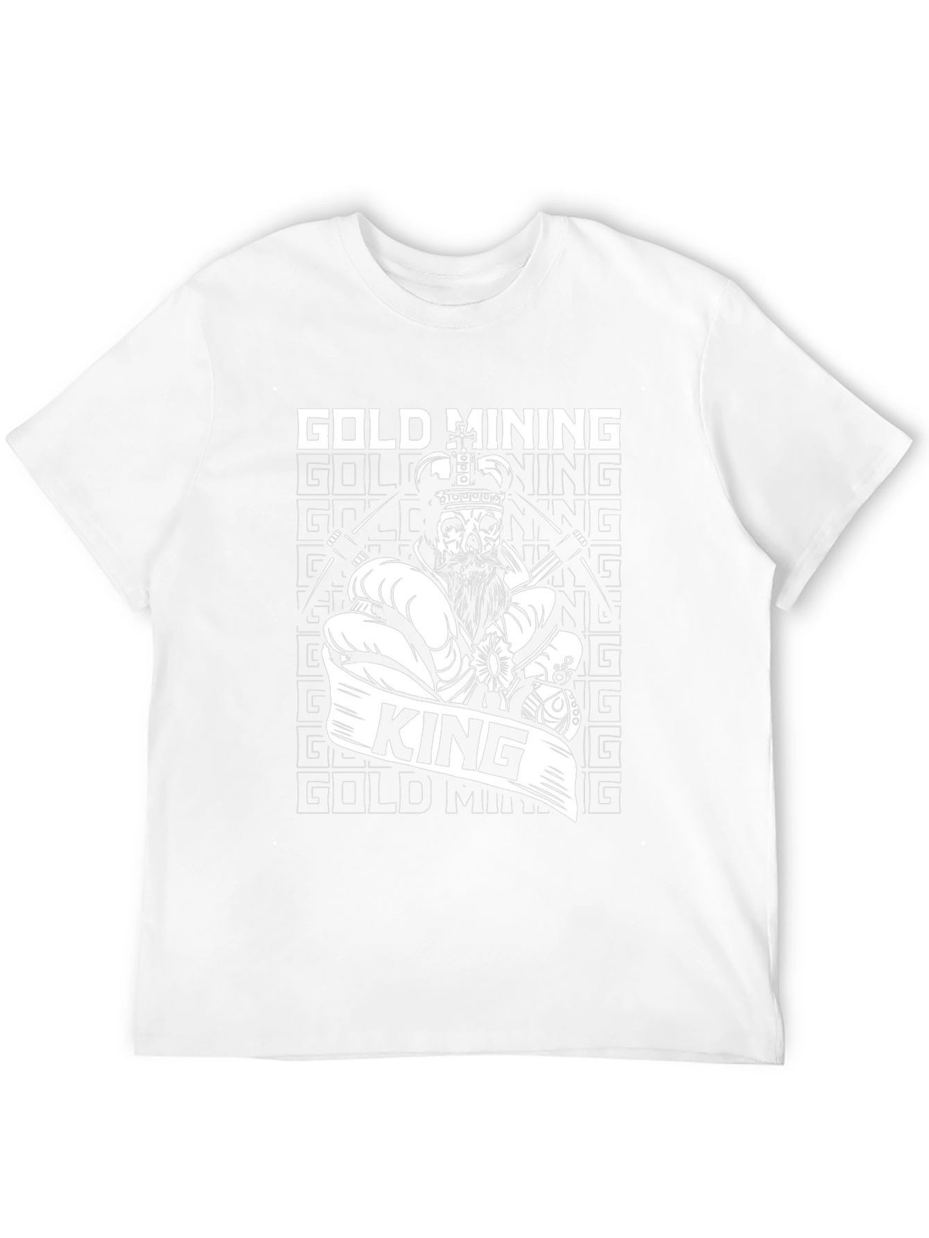 Gold Mining King Graphic Tee - Black