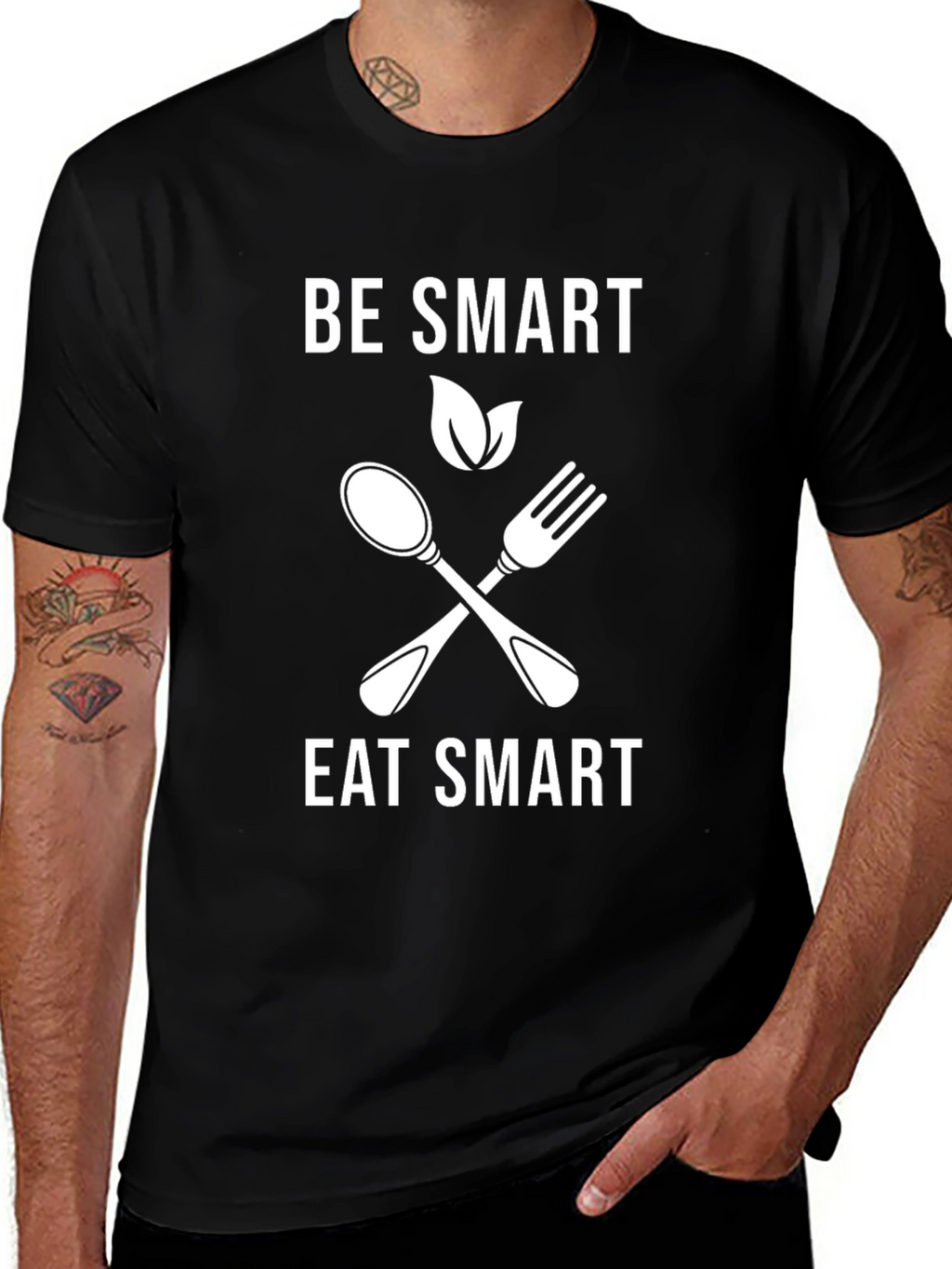 Be Smart Eat Smart T-Shirt - Vegan Graphic Tee